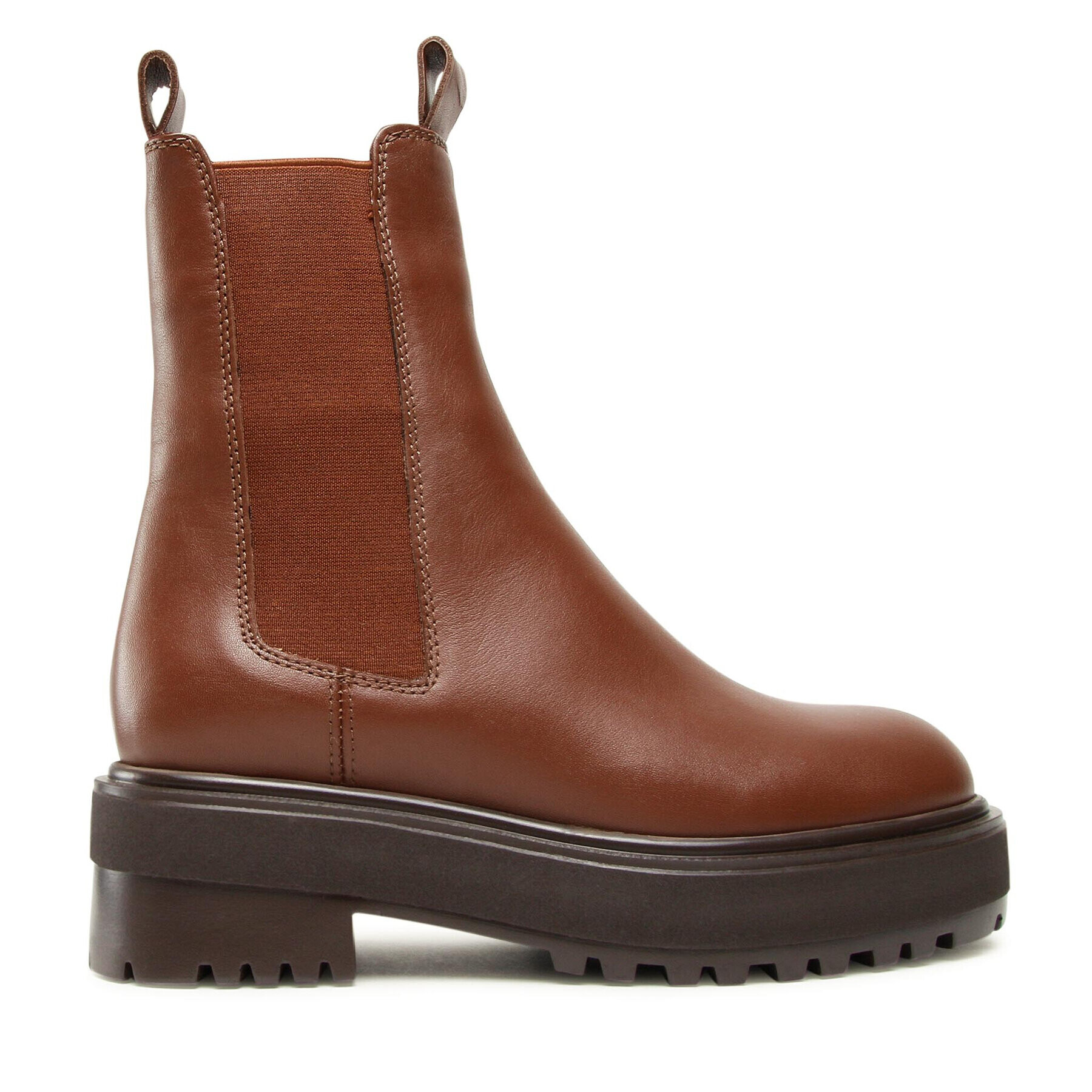 Gino Rossi Боти тип челси 222FW157 Кафяв - Pepit.bg
