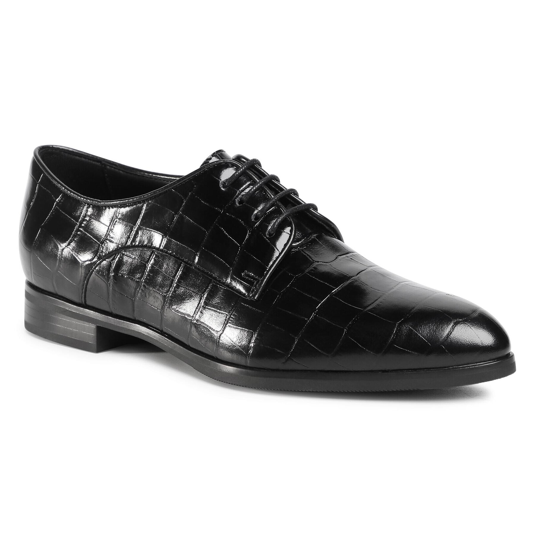 Gino Rossi Оксфордки DPK386-S48-1026-9900-0 Черен - Pepit.bg