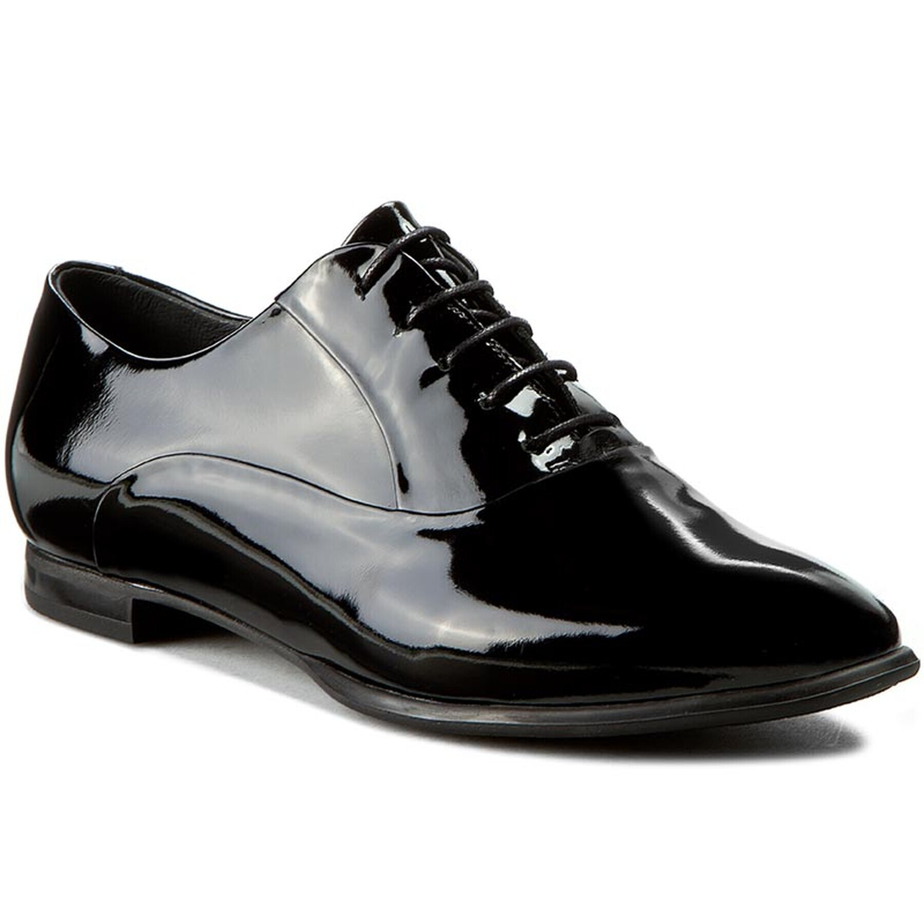 Gino Rossi Оксфордки Ester DPH072-S50-0600-9900-0 Черен - Pepit.bg