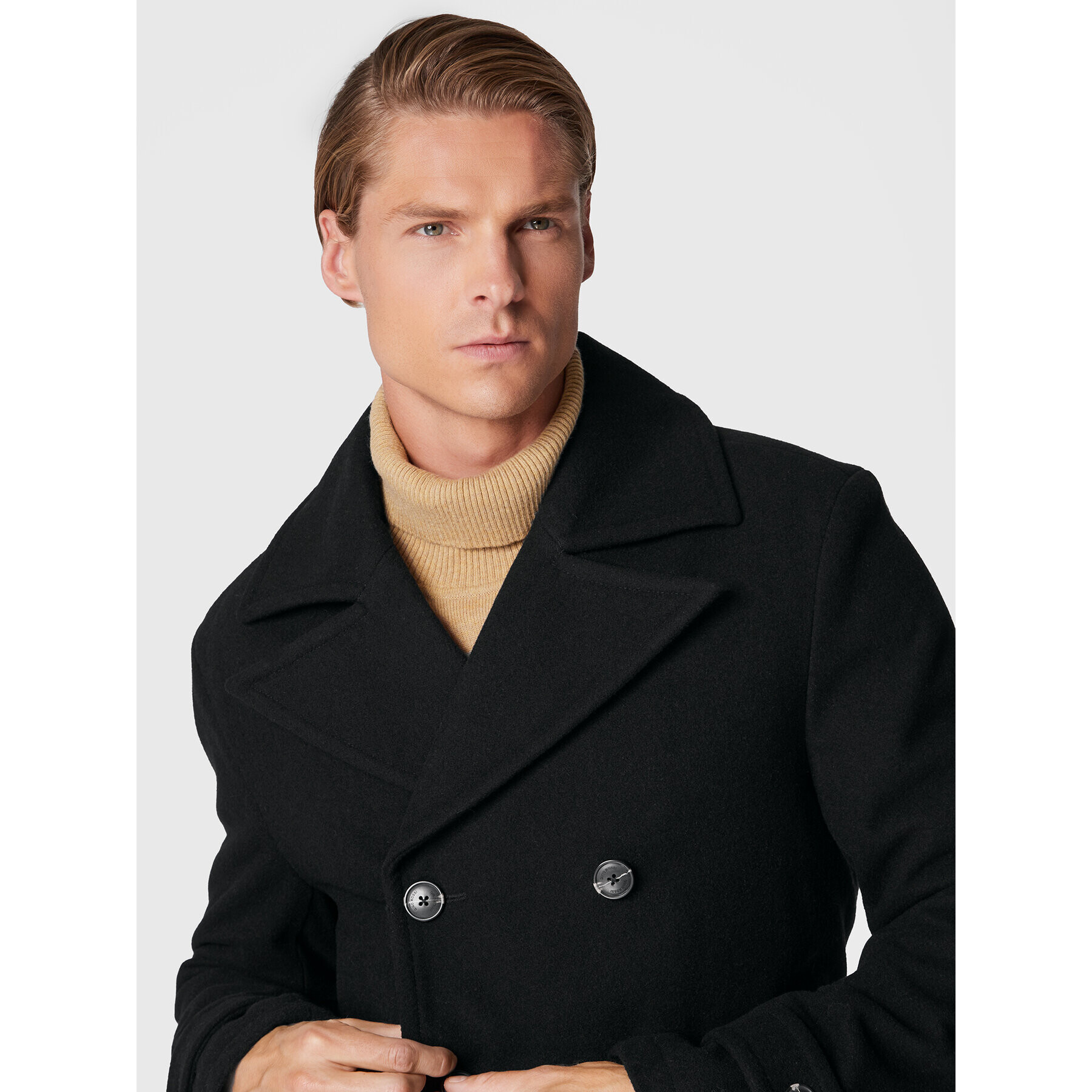 Gino Rossi Зимно яке Bormio GR22-KUM500 Черен Regular Fit - Pepit.bg