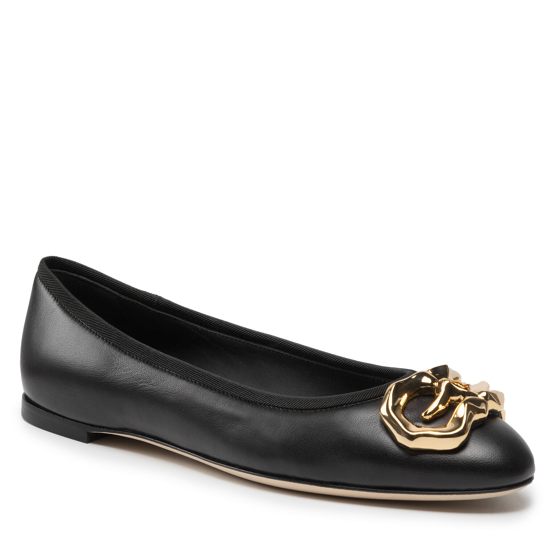 Giuseppe Zanotti Балеринки E260007 001 Черен - Pepit.bg