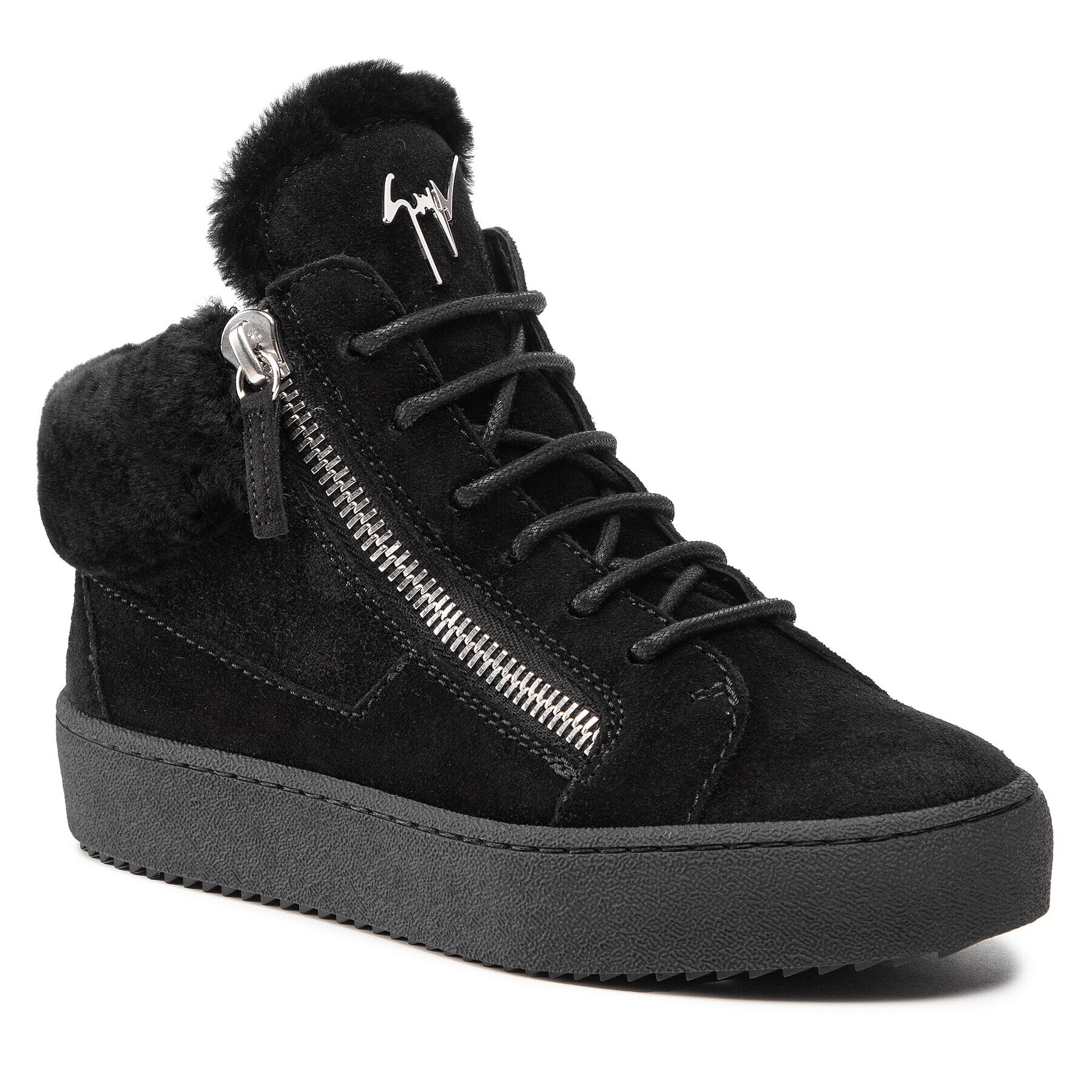 Giuseppe Zanotti Боти May Lond RW10000-001 Черен - Pepit.bg