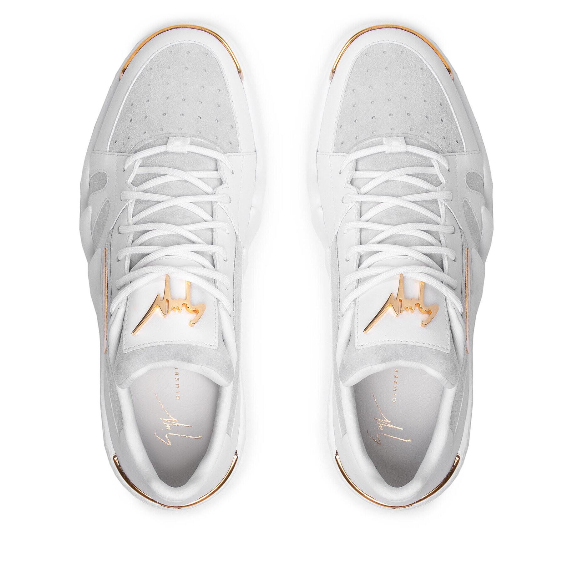 Giuseppe Zanotti Сникърси RM10042 Бял - Pepit.bg