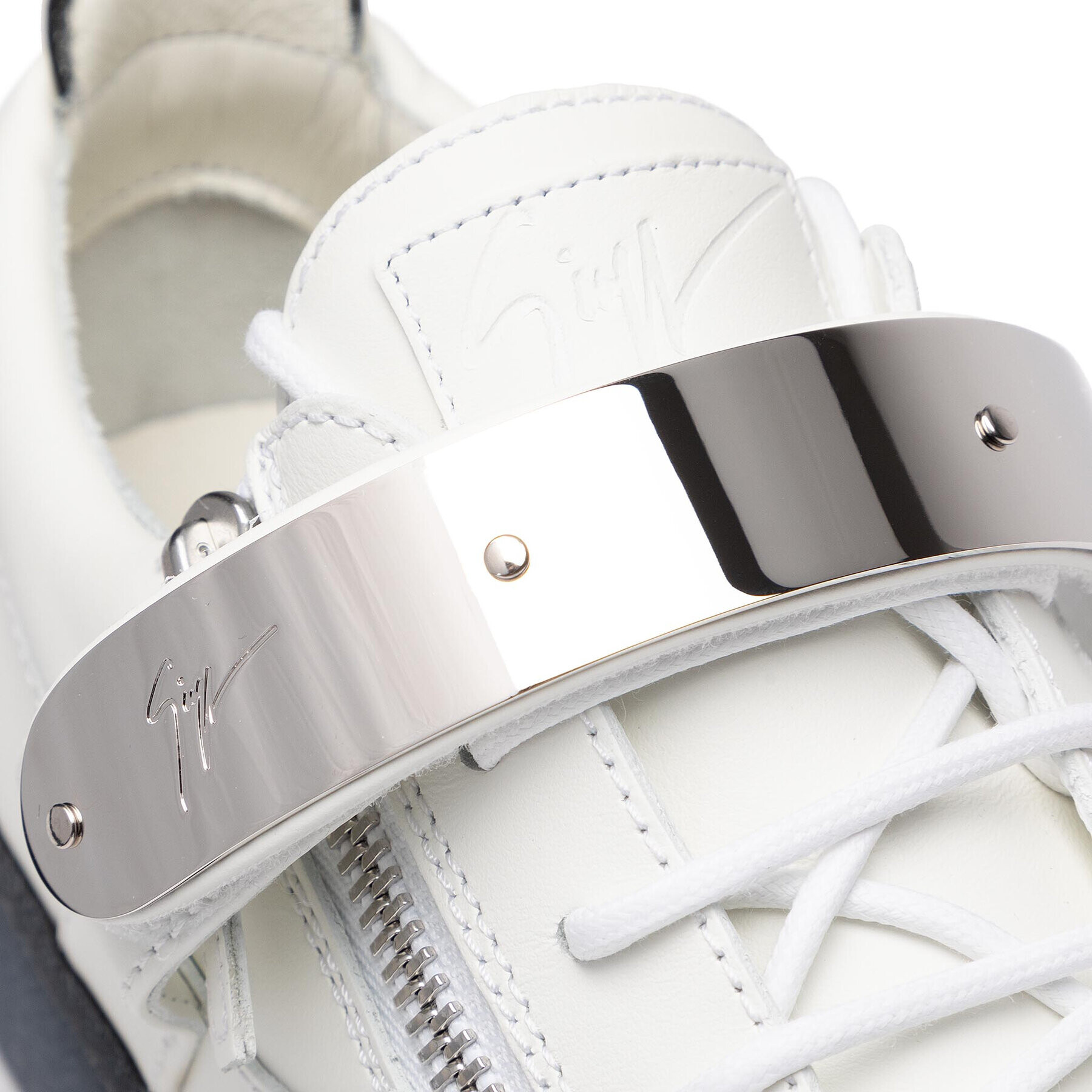 Giuseppe Zanotti Сникърси RM20057 Бял - Pepit.bg