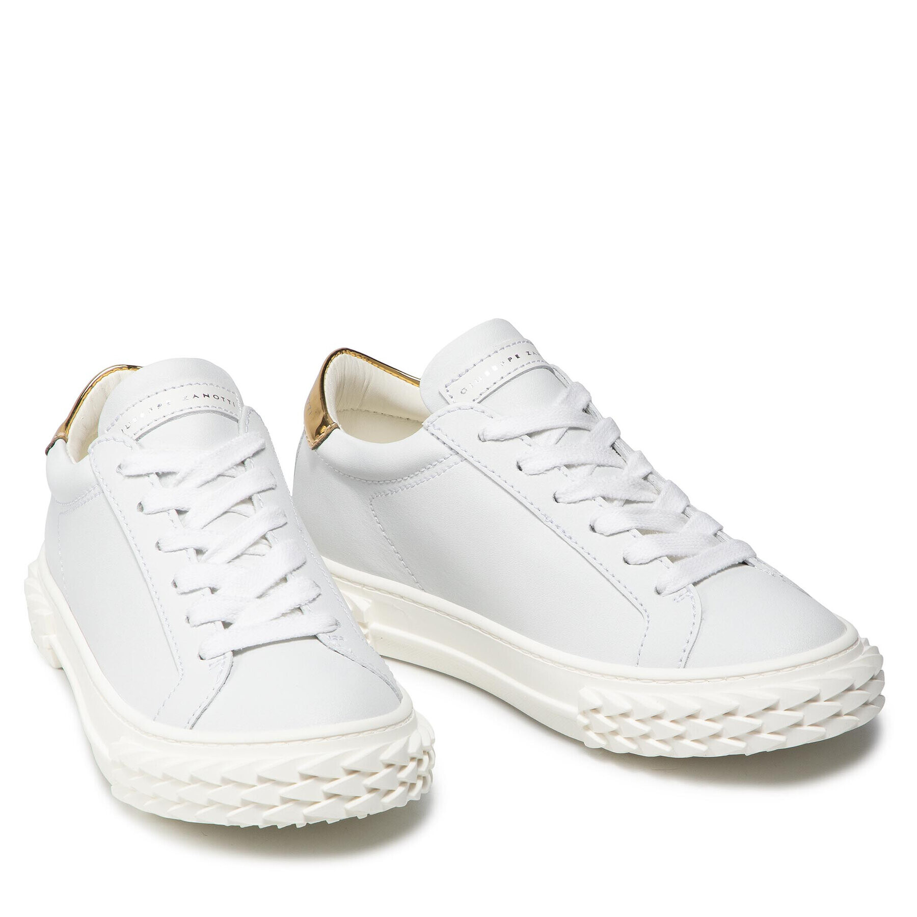 Giuseppe Zanotti Сникърси RS10049 Бял - Pepit.bg