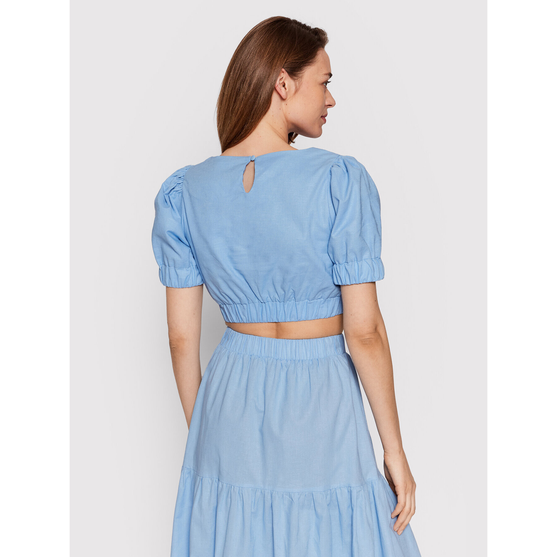 Glamorous Блуза AC3564 Син Regular Fit - Pepit.bg