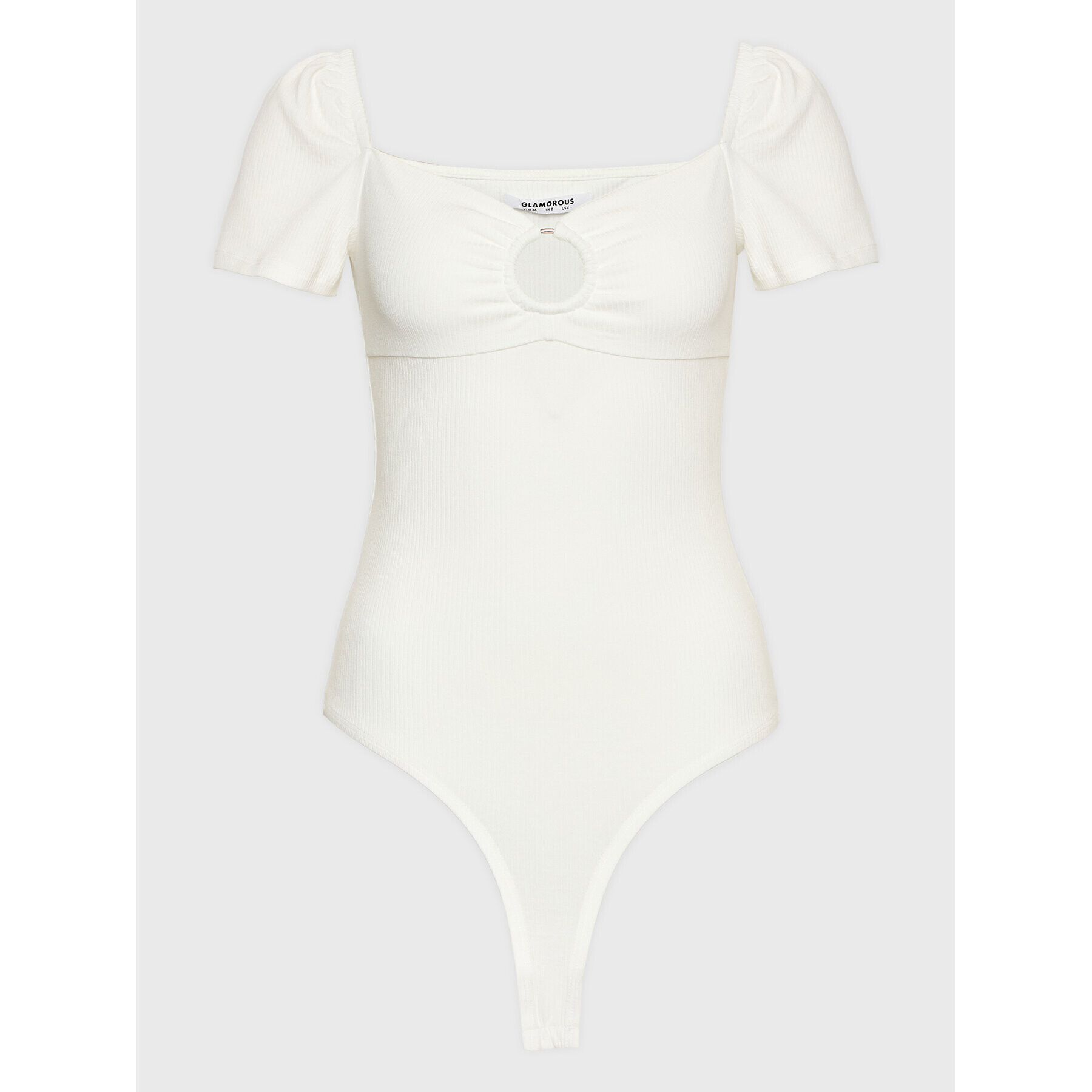 Glamorous Боди CK7013 Бял Slim Fit - Pepit.bg