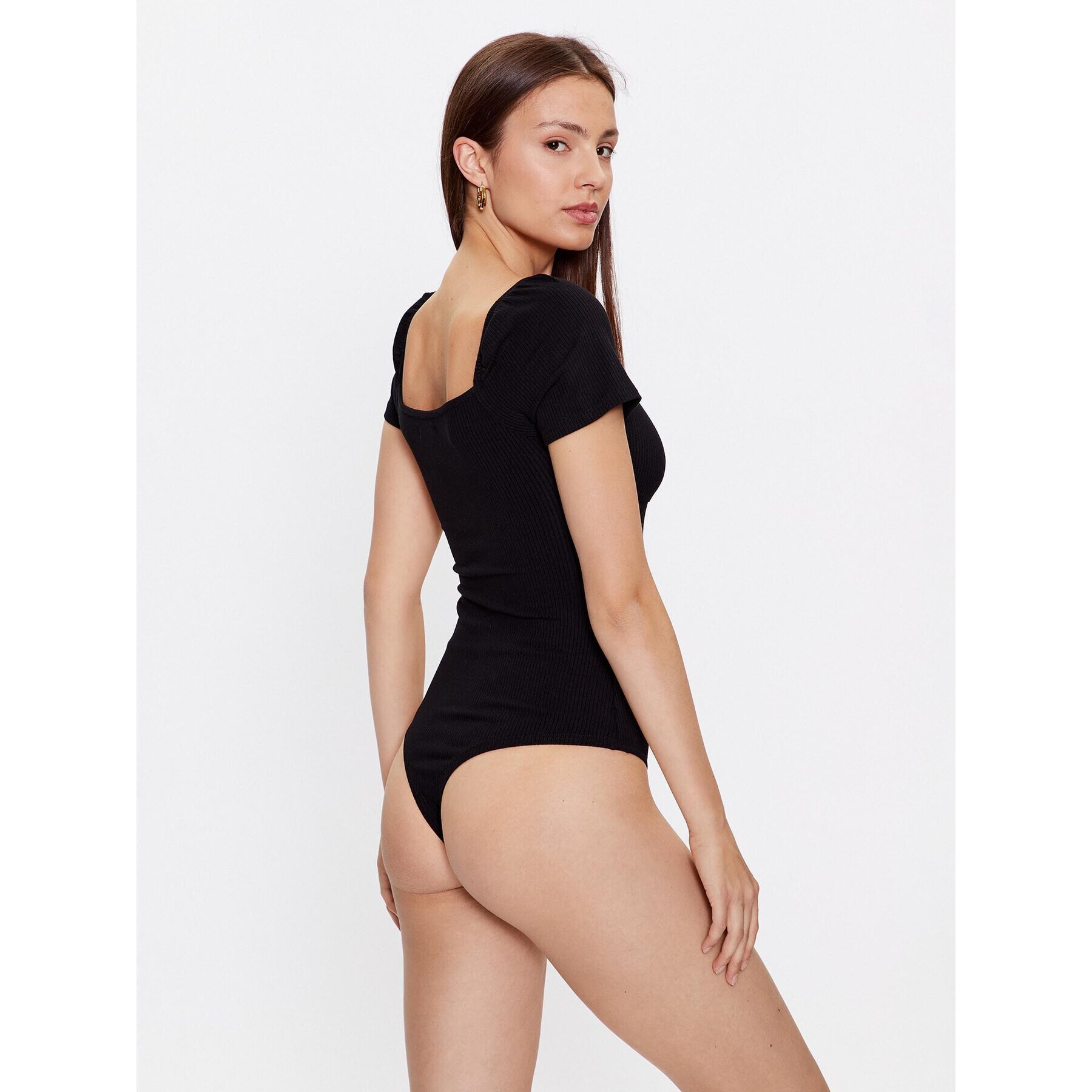 Glamorous Боди CK7013 Черен Slim Fit - Pepit.bg