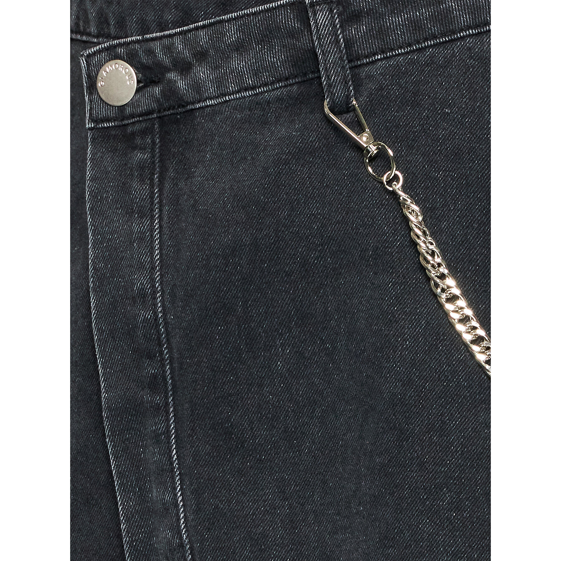 Glamorous Дънкова пола TM0638 Черен Regular Fit - Pepit.bg
