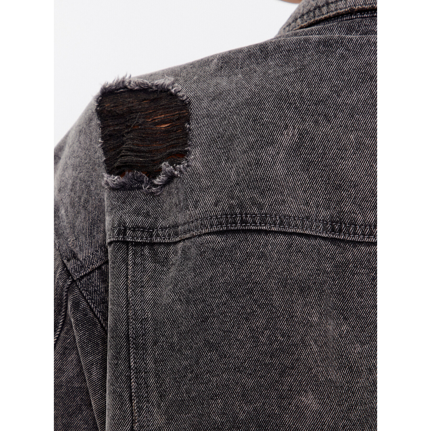 Glamorous Дънково яке KA6971 Сив Regular Fit - Pepit.bg
