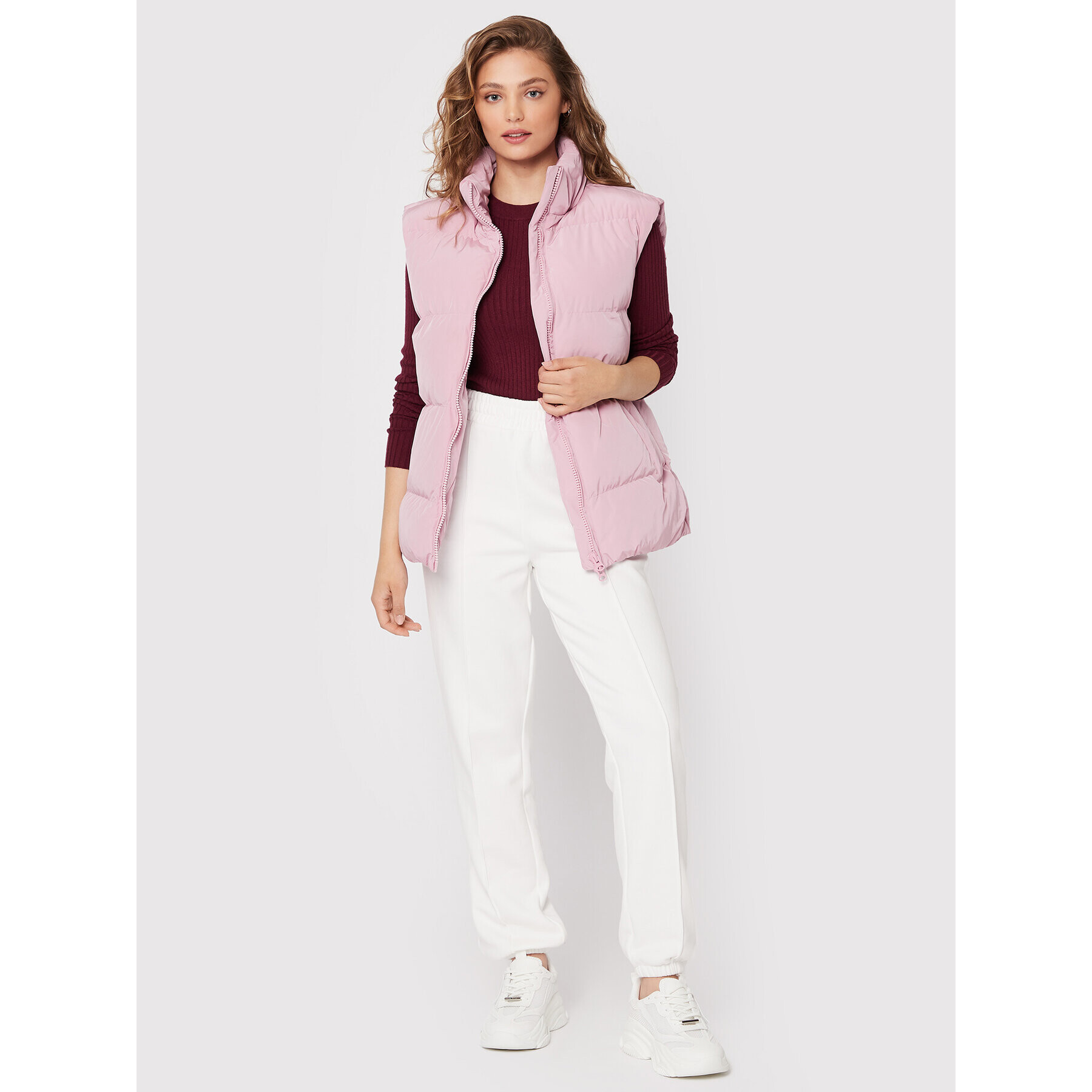 Glamorous Елек CK6740 Розов Regular Fit - Pepit.bg