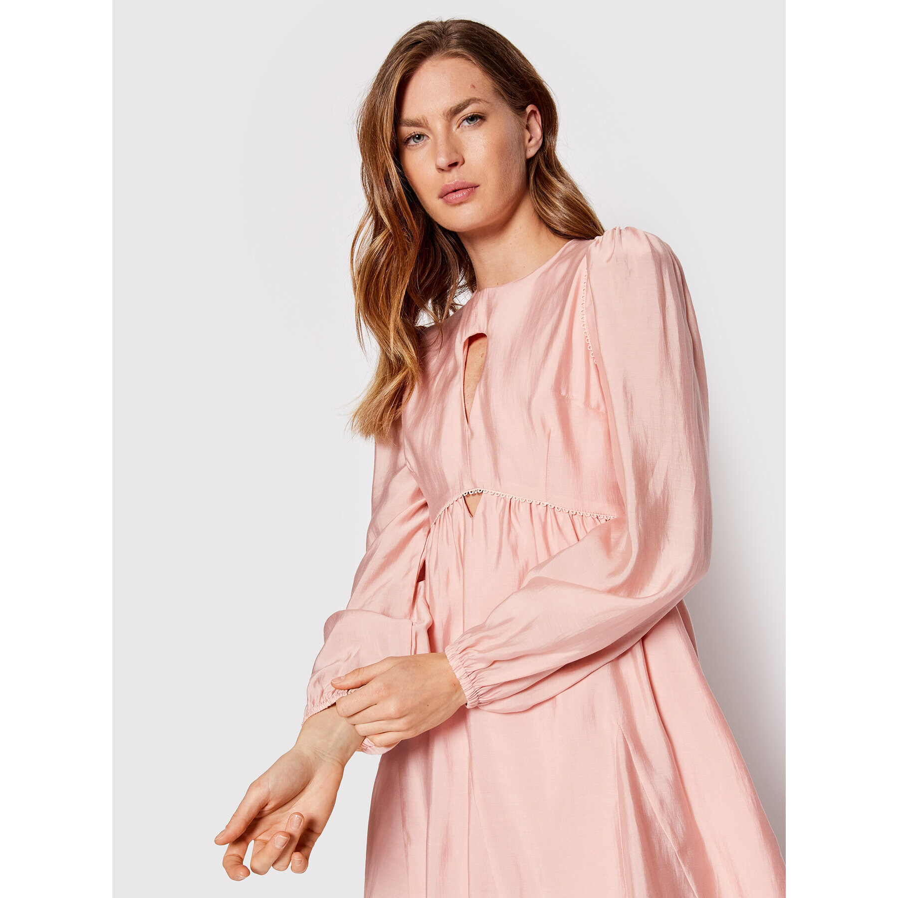 Glamorous Ежедневна рокля CK6578 Розов Regular Fit - Pepit.bg