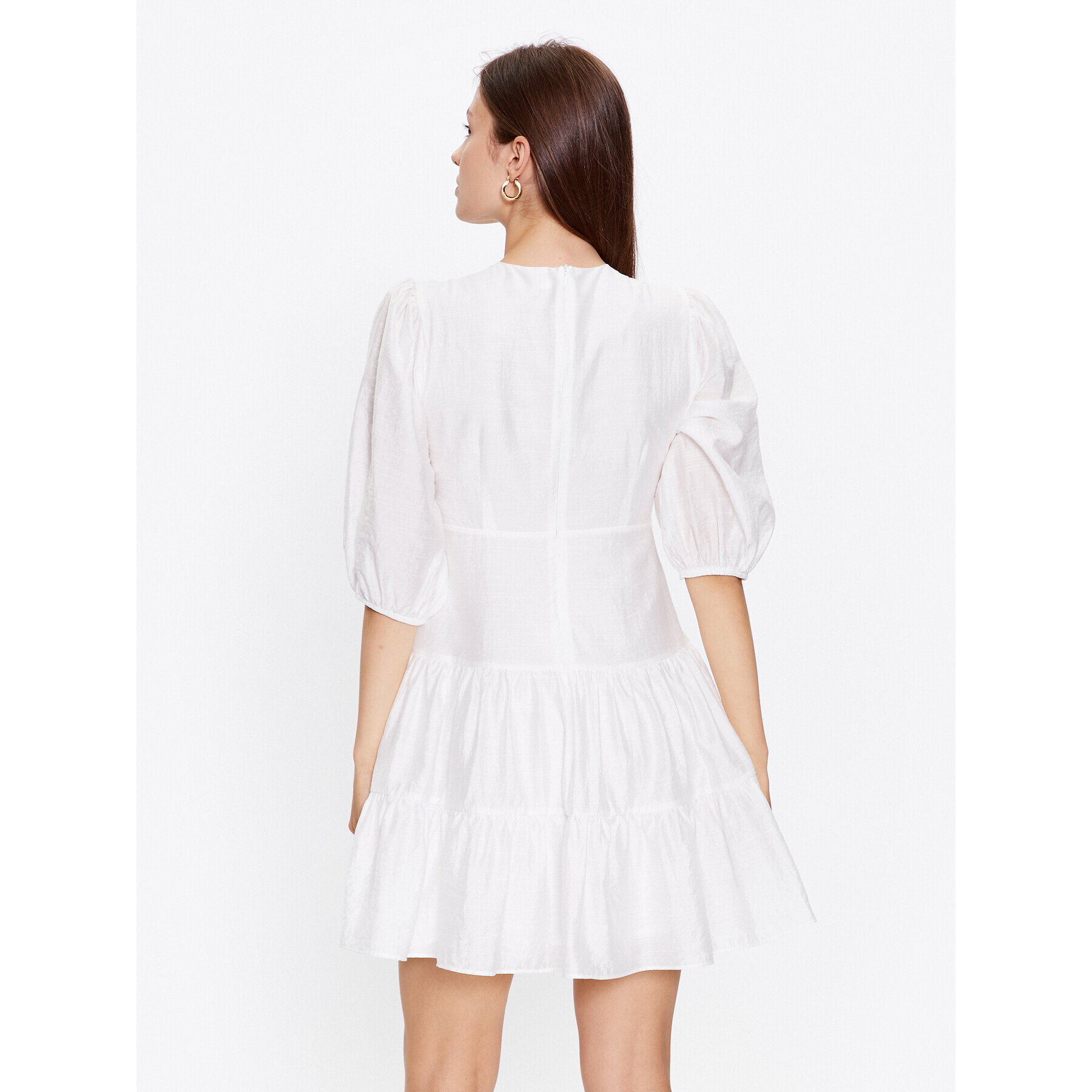 Glamorous Ежедневна рокля CK6977 Бял Regular Fit - Pepit.bg