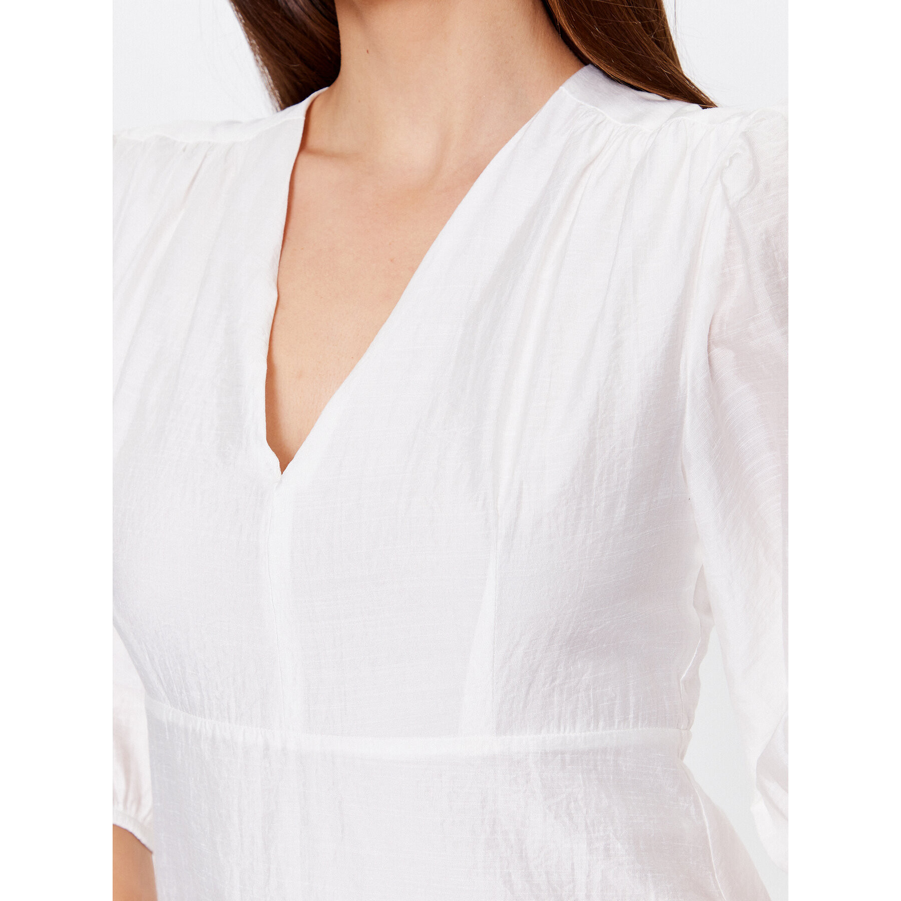 Glamorous Ежедневна рокля CK6977 Бял Regular Fit - Pepit.bg