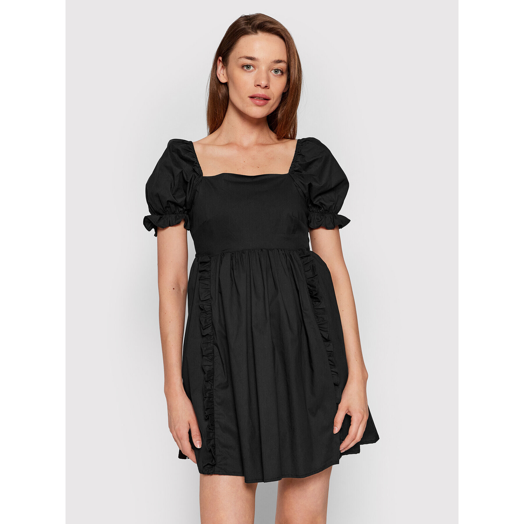 Glamorous Ежедневна рокля CK6608 Черен Regular Fit - Pepit.bg