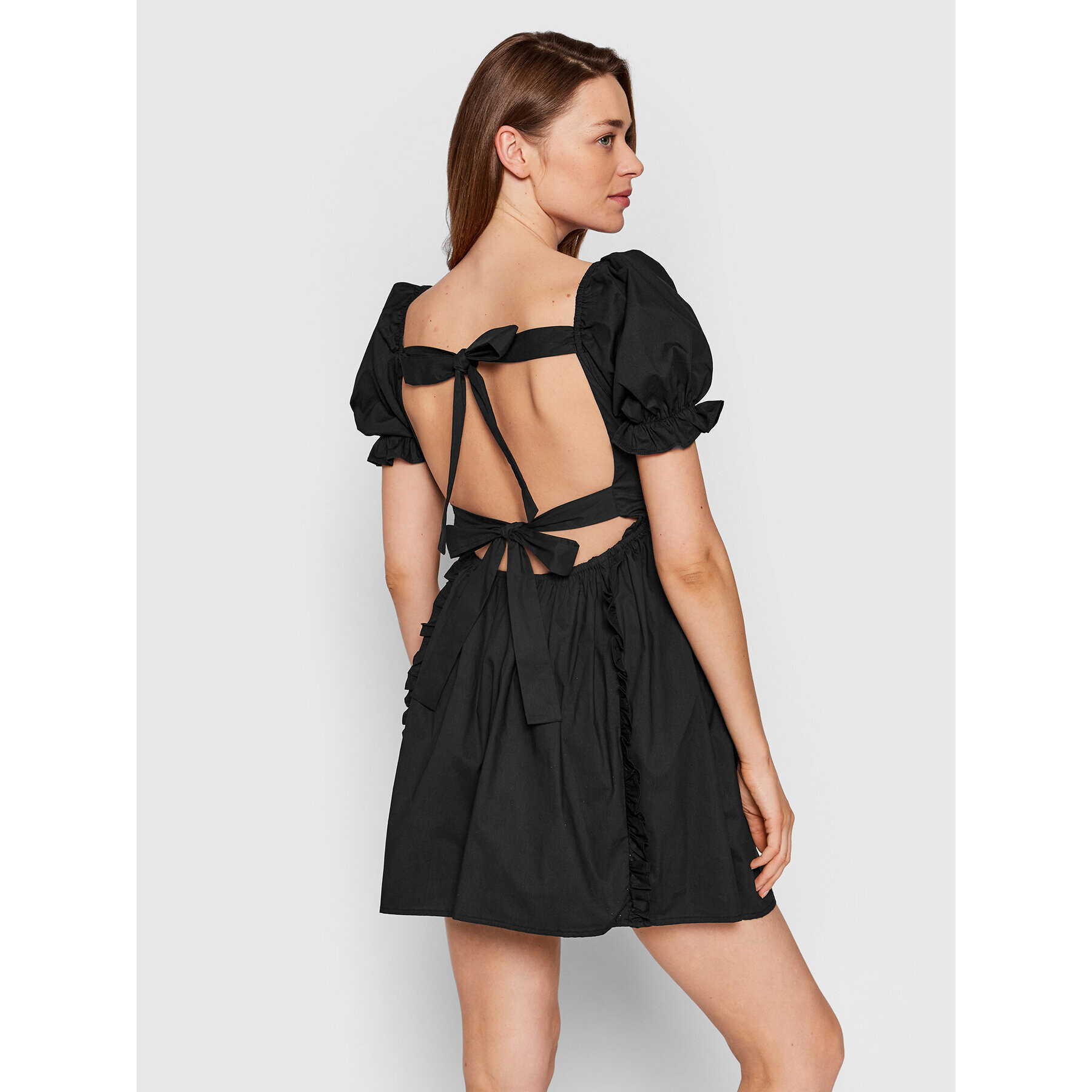 Glamorous Ежедневна рокля CK6608 Черен Regular Fit - Pepit.bg