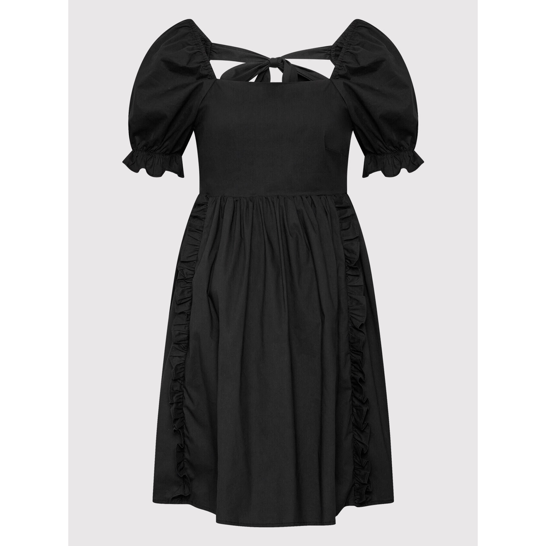Glamorous Ежедневна рокля CK6608 Черен Regular Fit - Pepit.bg