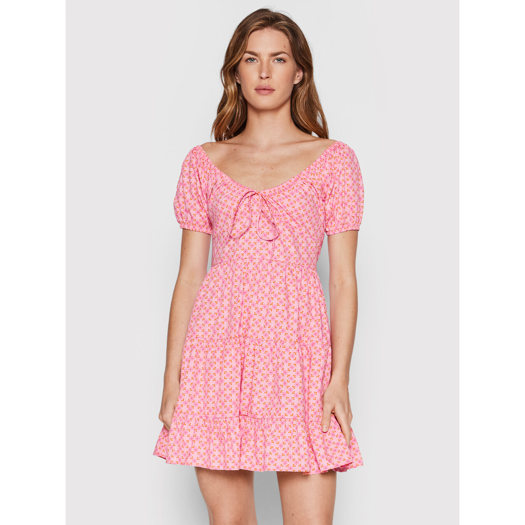 Glamorous Ежедневна рокля TM0564 Розов Regular Fit - Pepit.bg