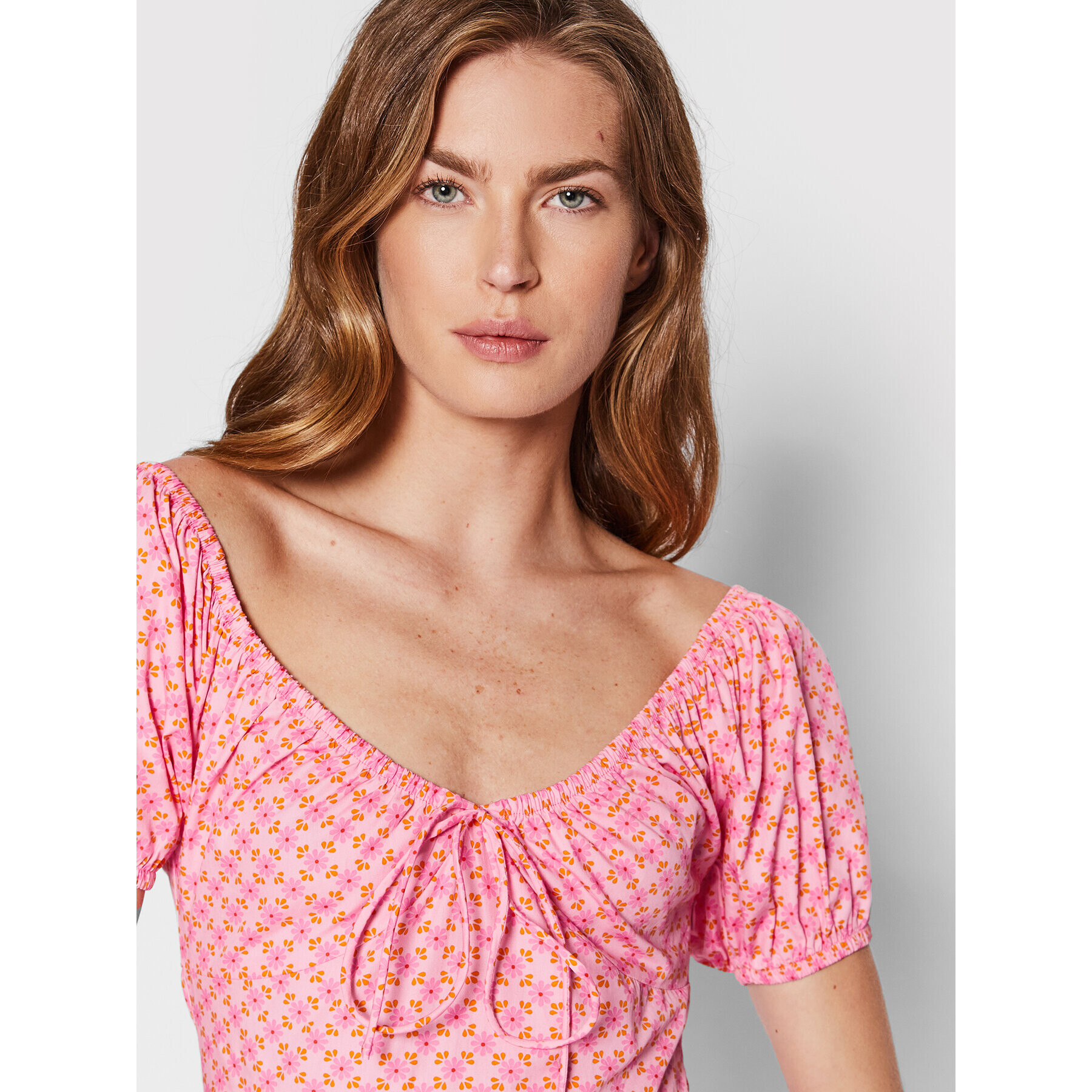 Glamorous Ежедневна рокля TM0564 Розов Regular Fit - Pepit.bg