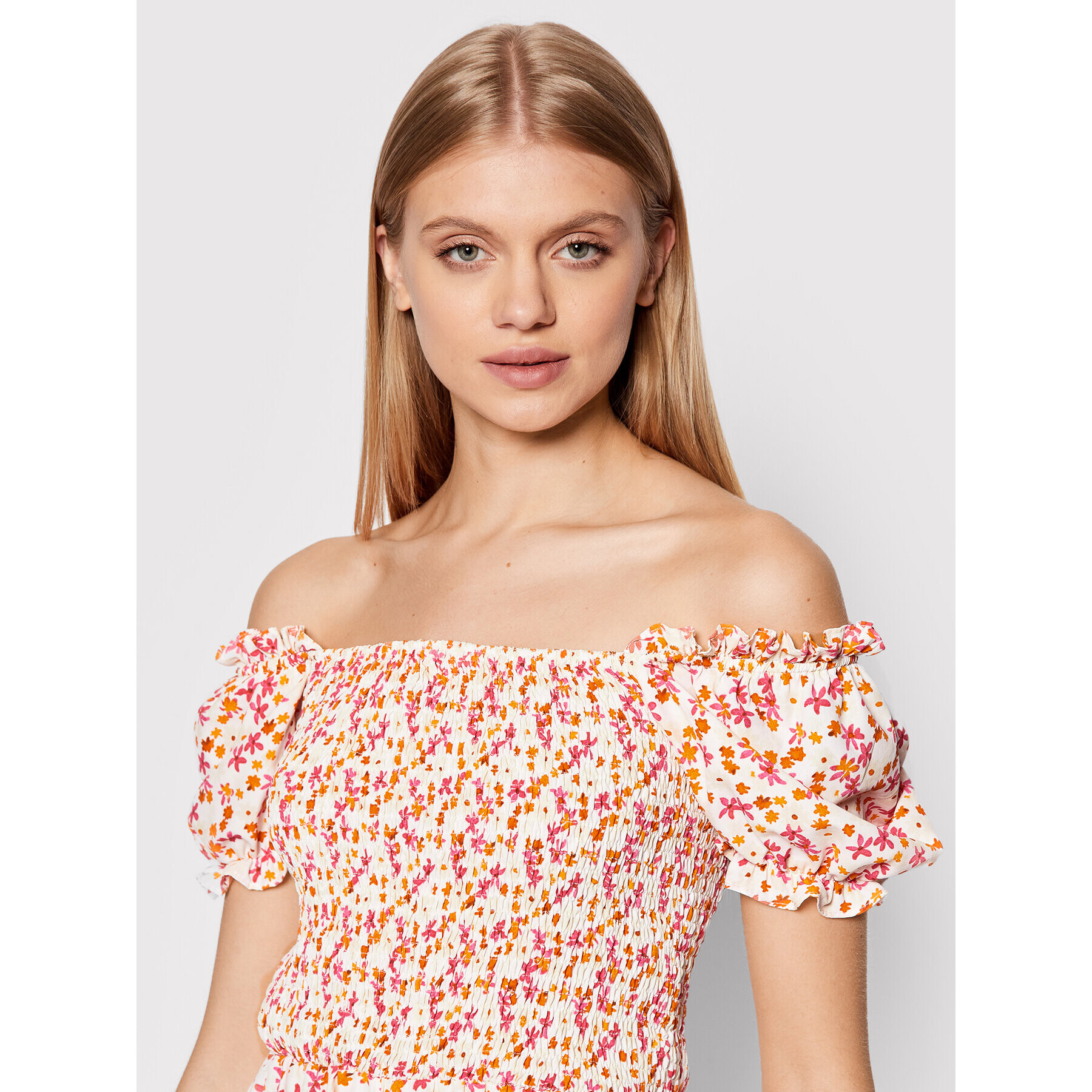 Glamorous Гащеризон TM0581 Бял Flattering Fit - Pepit.bg