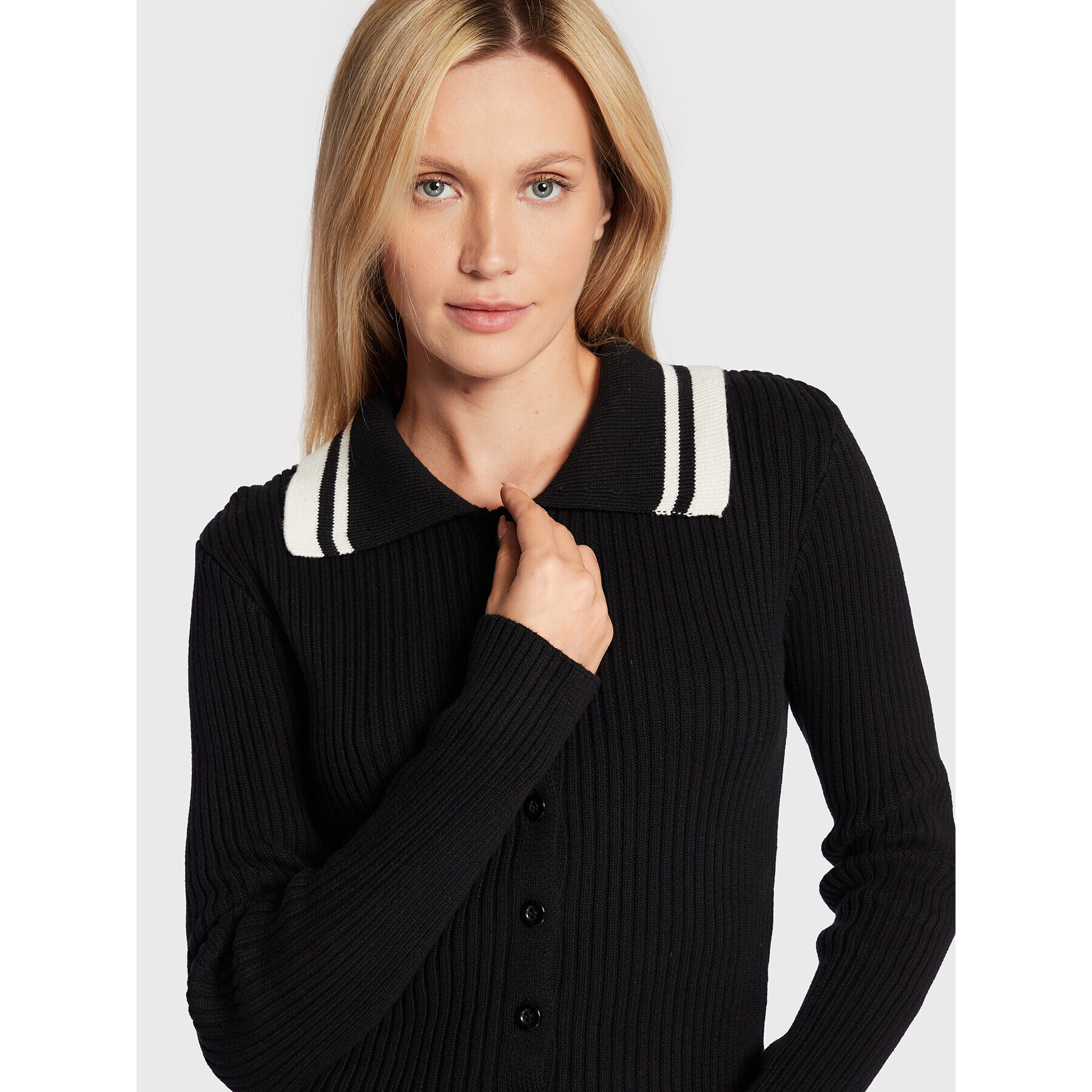 Glamorous Кардиган KA6960 Черен Slim Fit - Pepit.bg