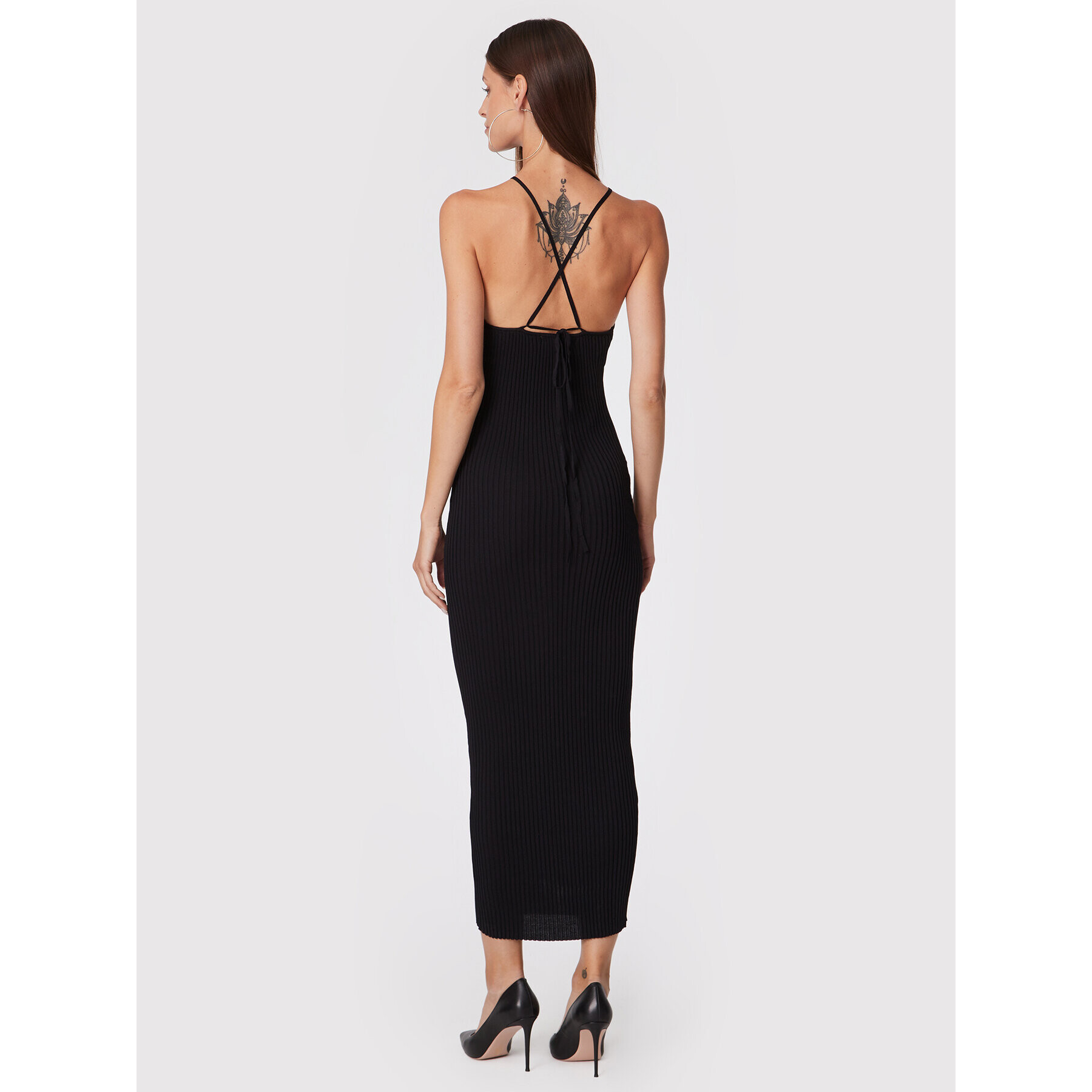 Glamorous Коктейлна рокля CK6710 Черен Slim Fit - Pepit.bg