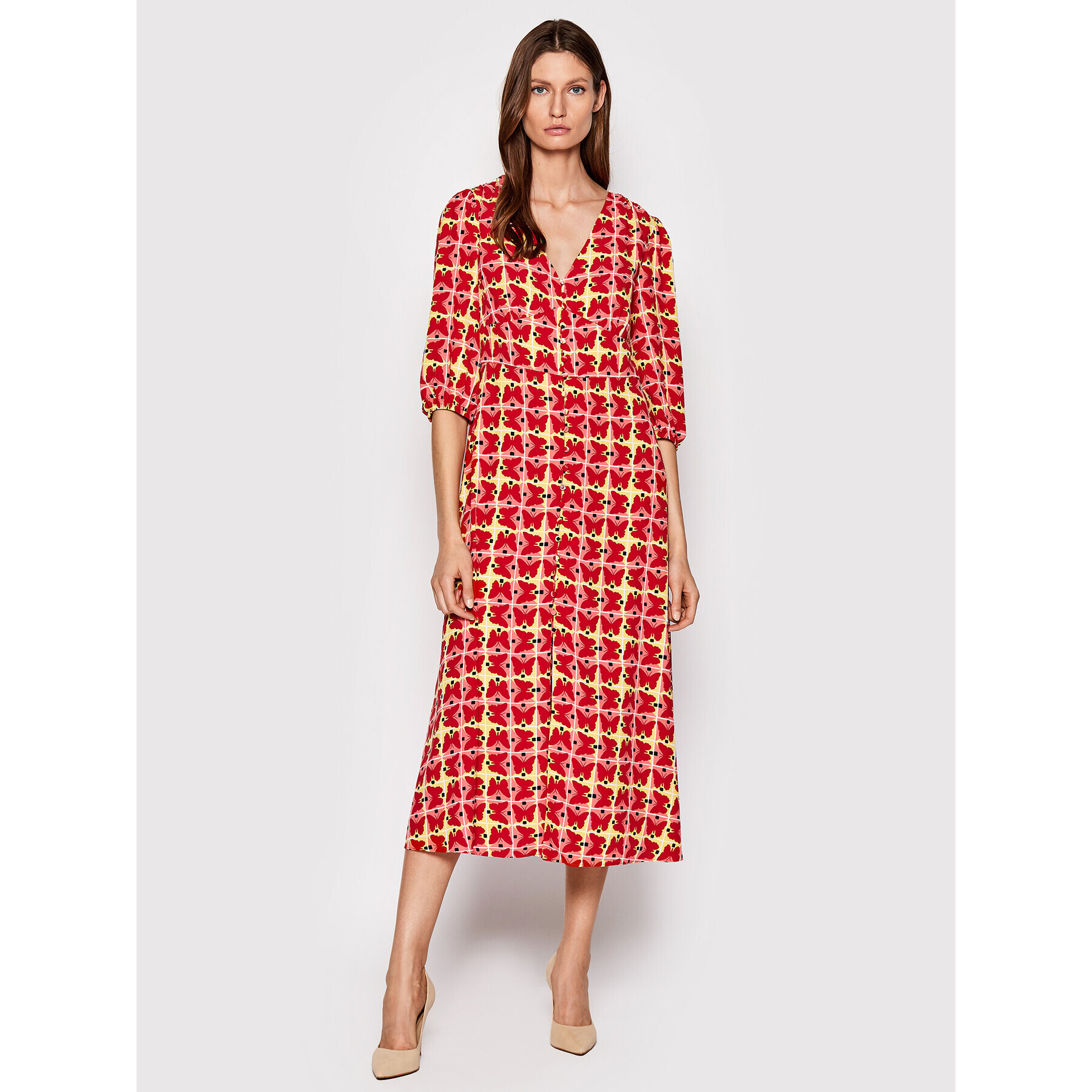 Glamorous Лятна рокля CK6759 Цветен Regular Fit - Pepit.bg
