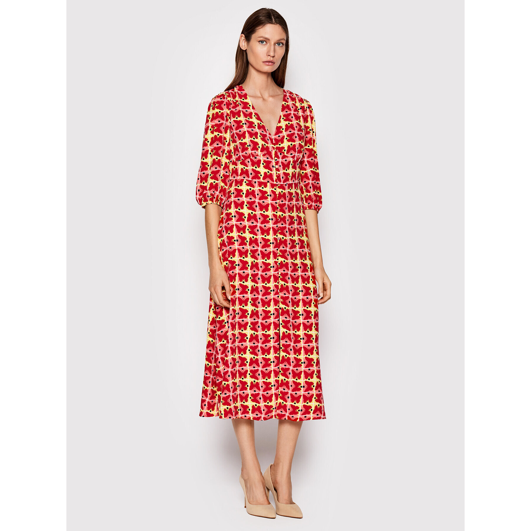 Glamorous Лятна рокля CK6759 Цветен Regular Fit - Pepit.bg