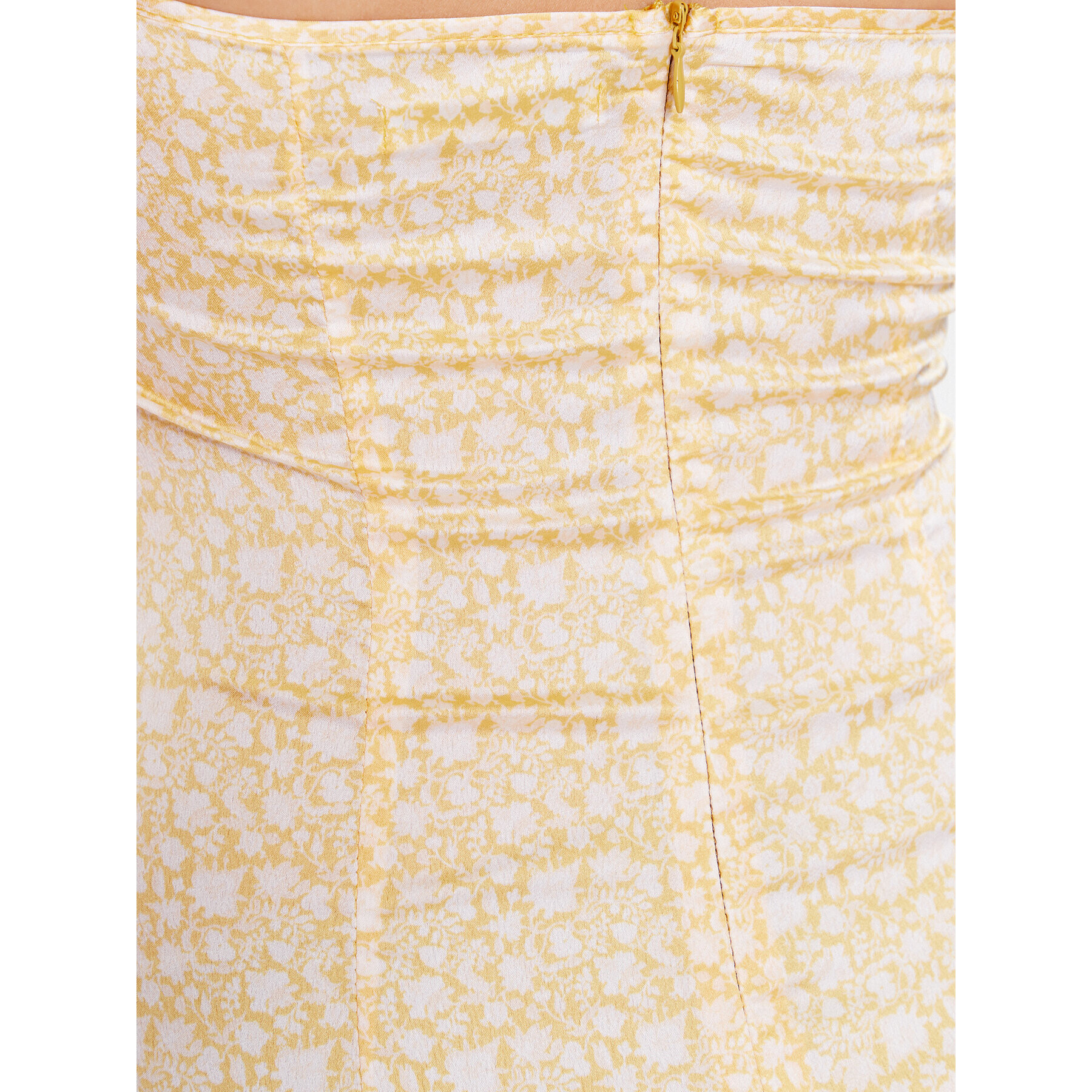 Glamorous Лятна рокля CK7010 Жълт Regular Fit - Pepit.bg