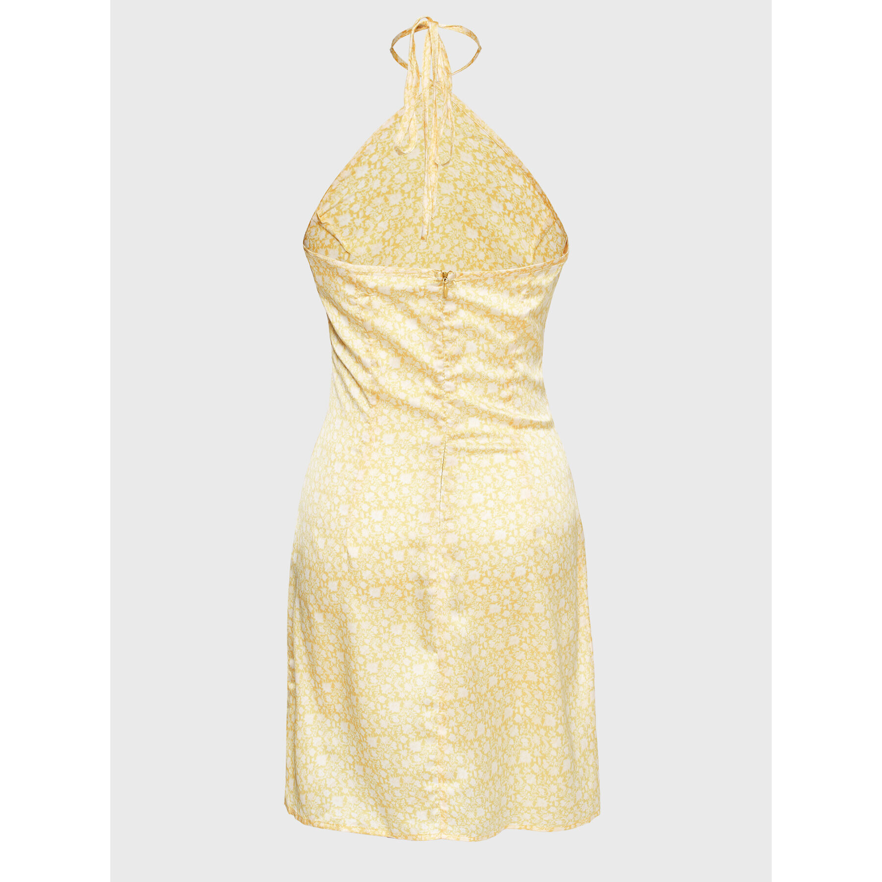 Glamorous Лятна рокля CK7010 Жълт Regular Fit - Pepit.bg