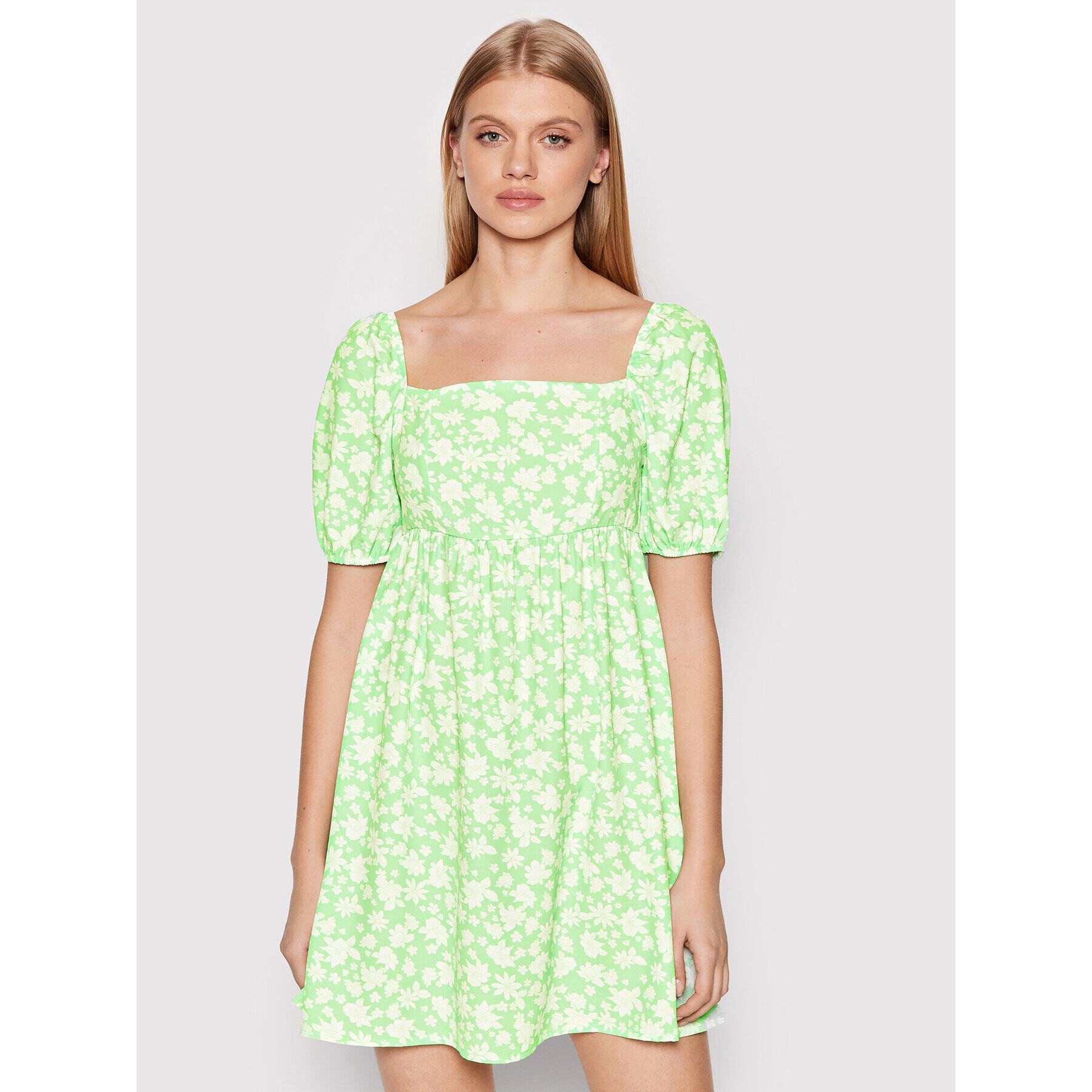 Glamorous Лятна рокля TM0567 Зелен Regular Fit - Pepit.bg
