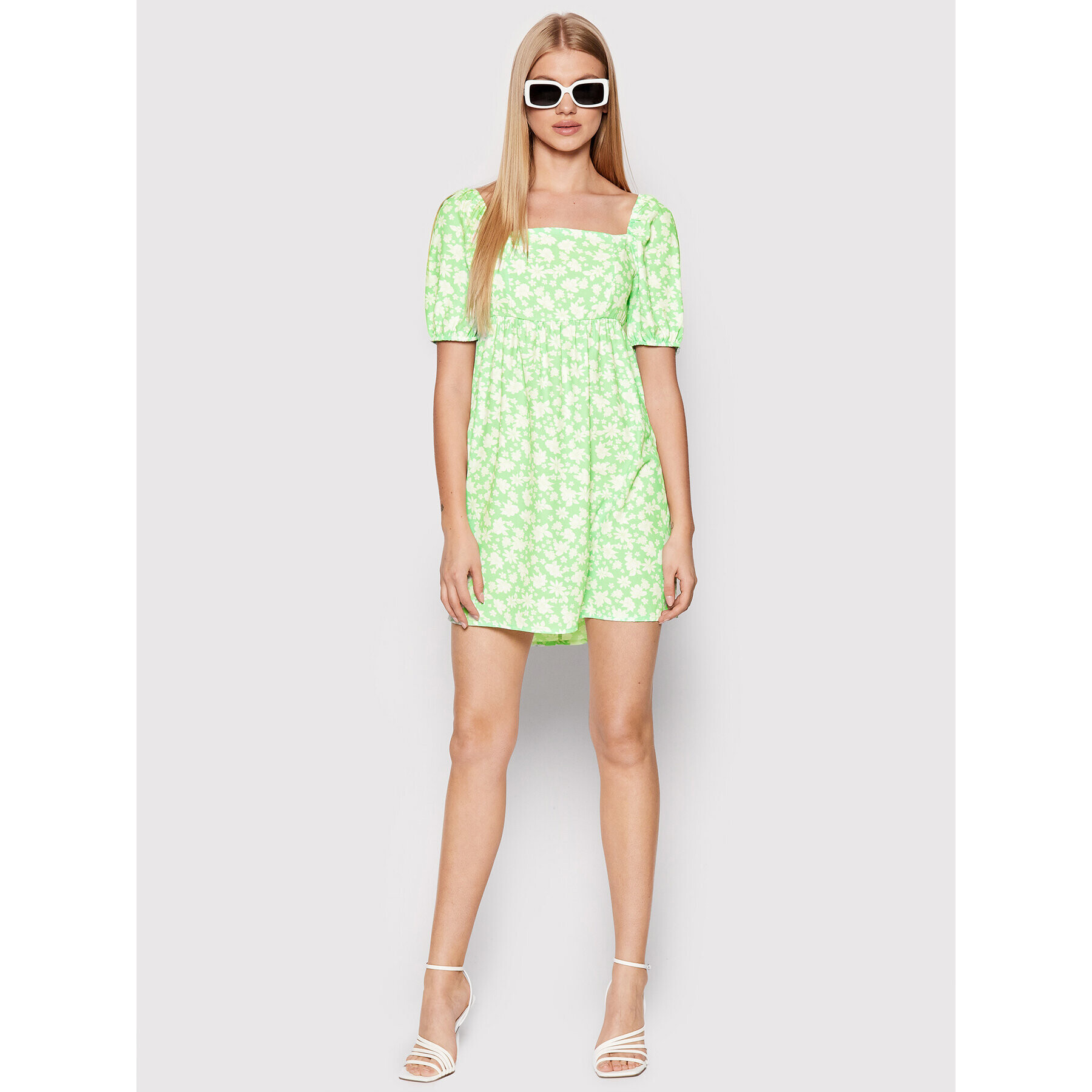 Glamorous Лятна рокля TM0567 Зелен Regular Fit - Pepit.bg