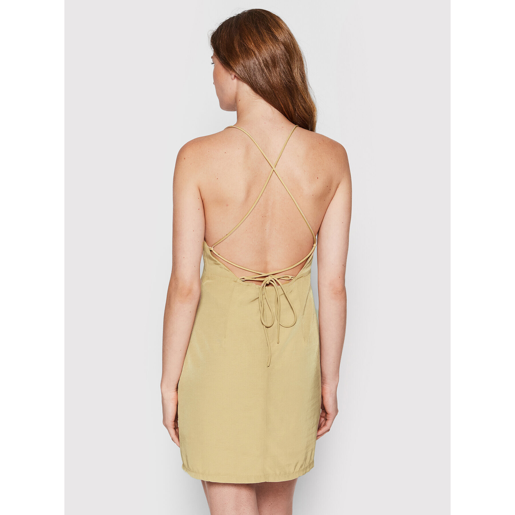 Glamorous Лятна рокля GS0401 Бежов Regular Fit - Pepit.bg