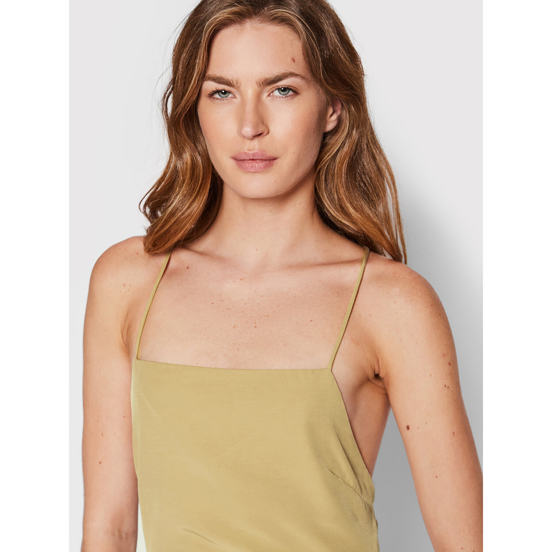 Glamorous Лятна рокля GS0401 Бежов Regular Fit - Pepit.bg