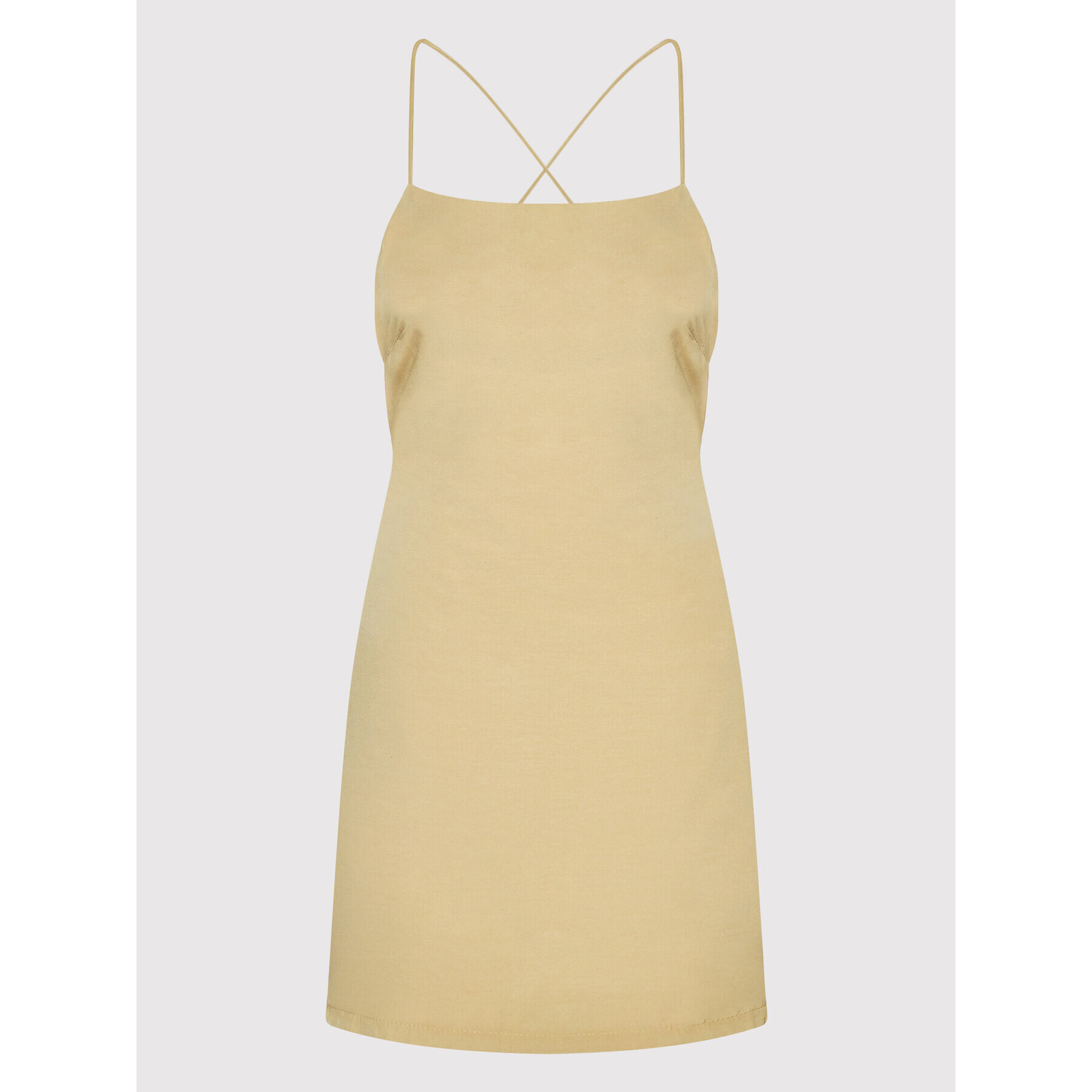 Glamorous Лятна рокля GS0401 Бежов Regular Fit - Pepit.bg