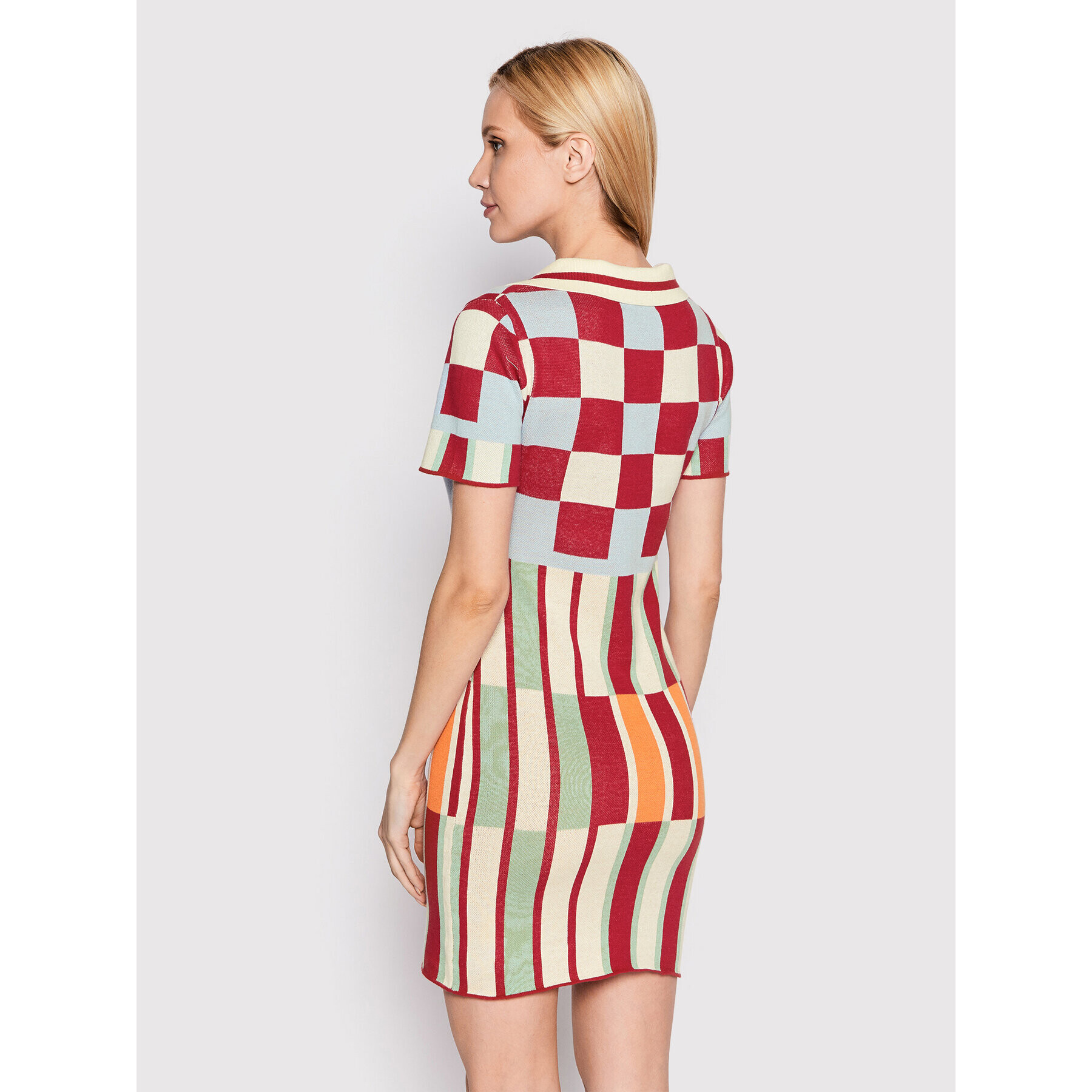 Glamorous Плетена рокля AN4263 Цветен Regular Fit - Pepit.bg