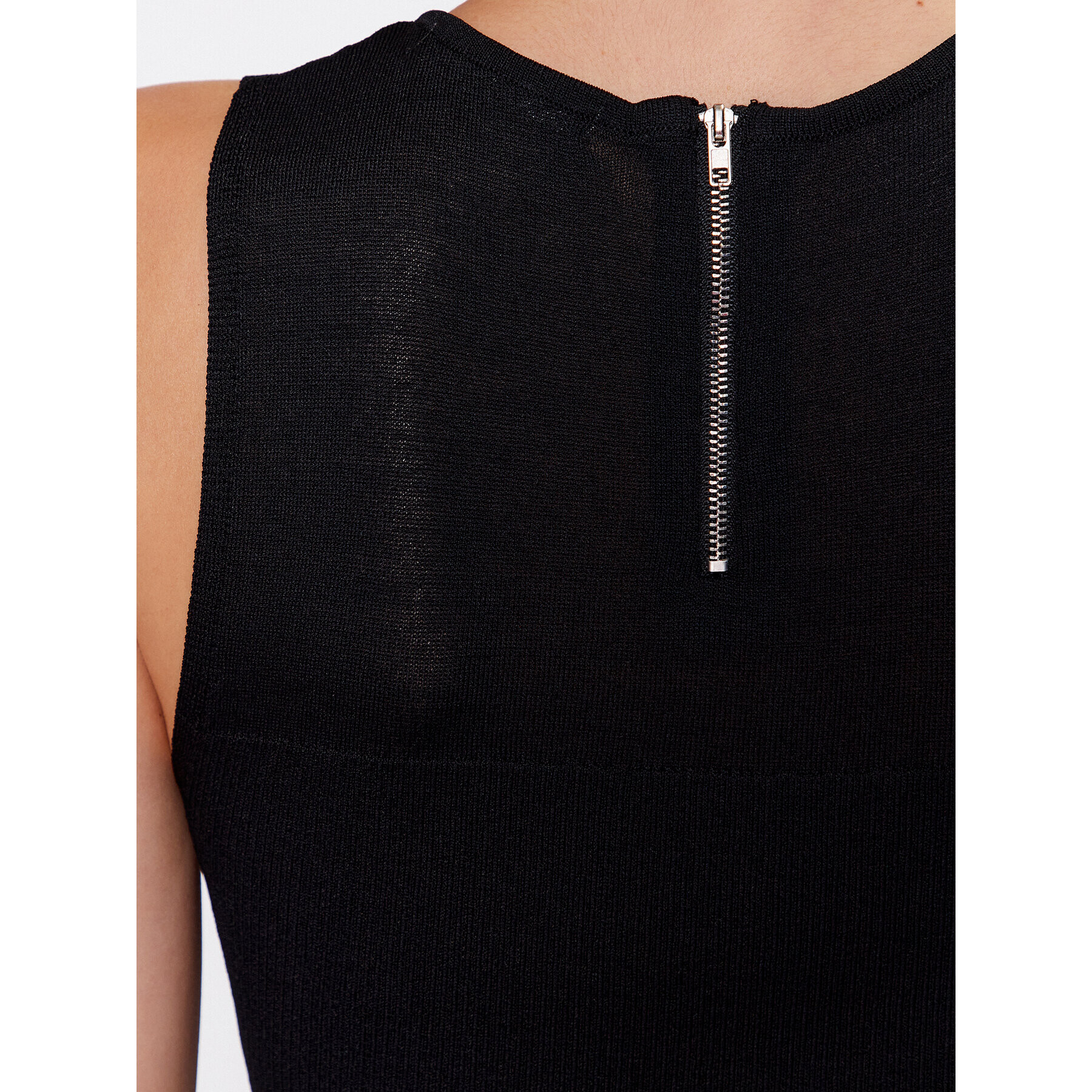 Glamorous Плетена рокля CK6708 Черен Slim Fit - Pepit.bg