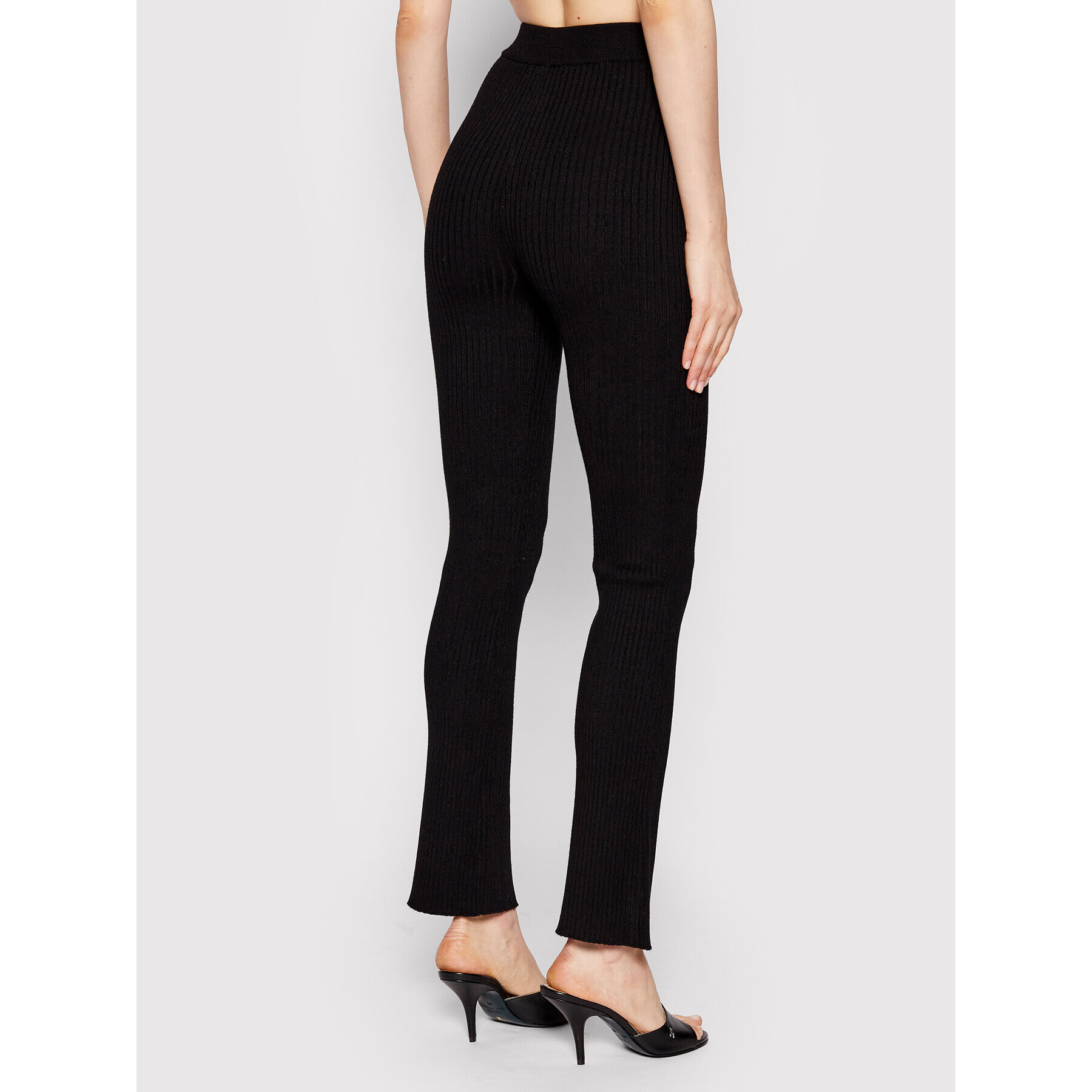 Glamorous Плетени панталони AN4192 Черен Slim Fit - Pepit.bg