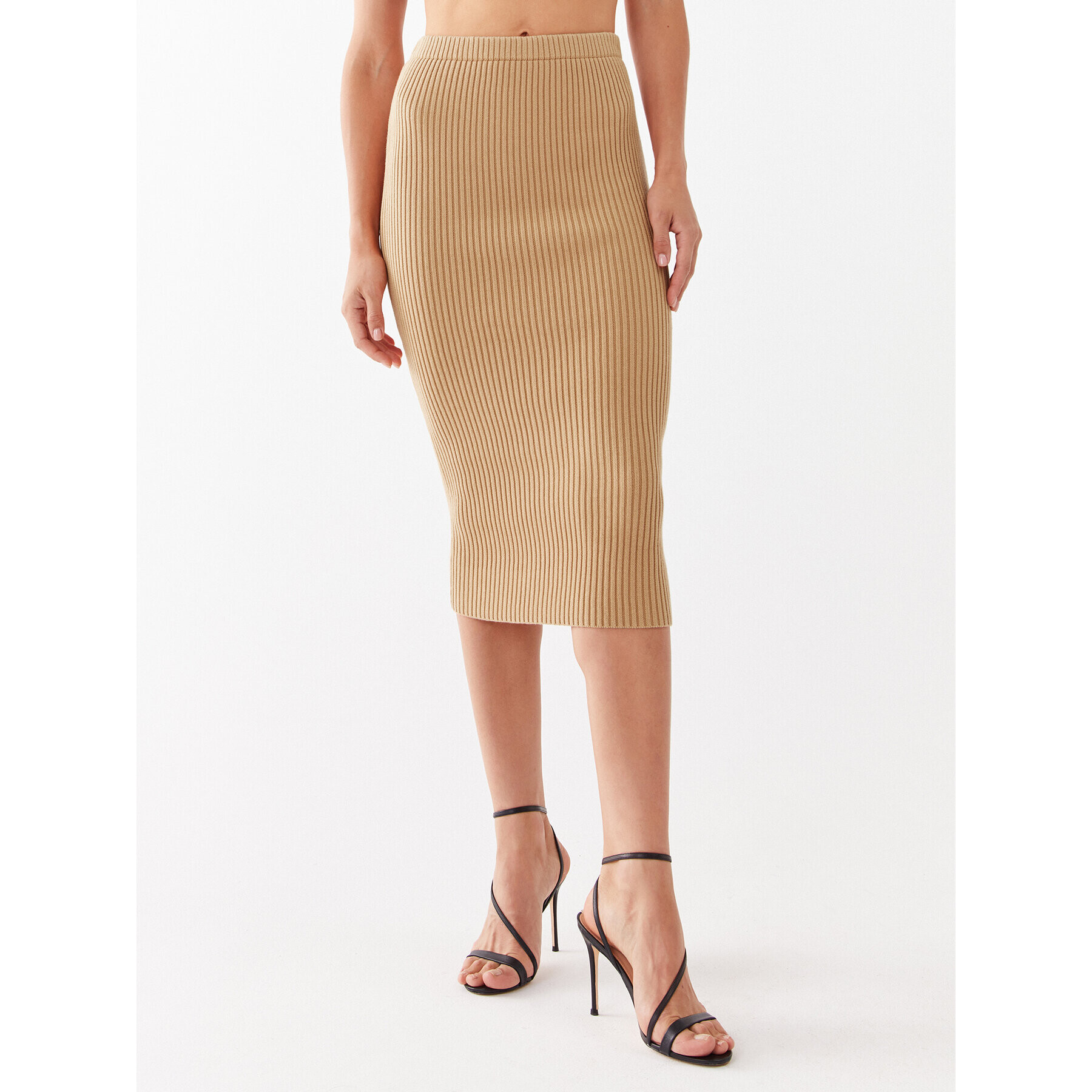 Glamorous Пола тип молив KA6961 Кафяв Slim Fit - Pepit.bg