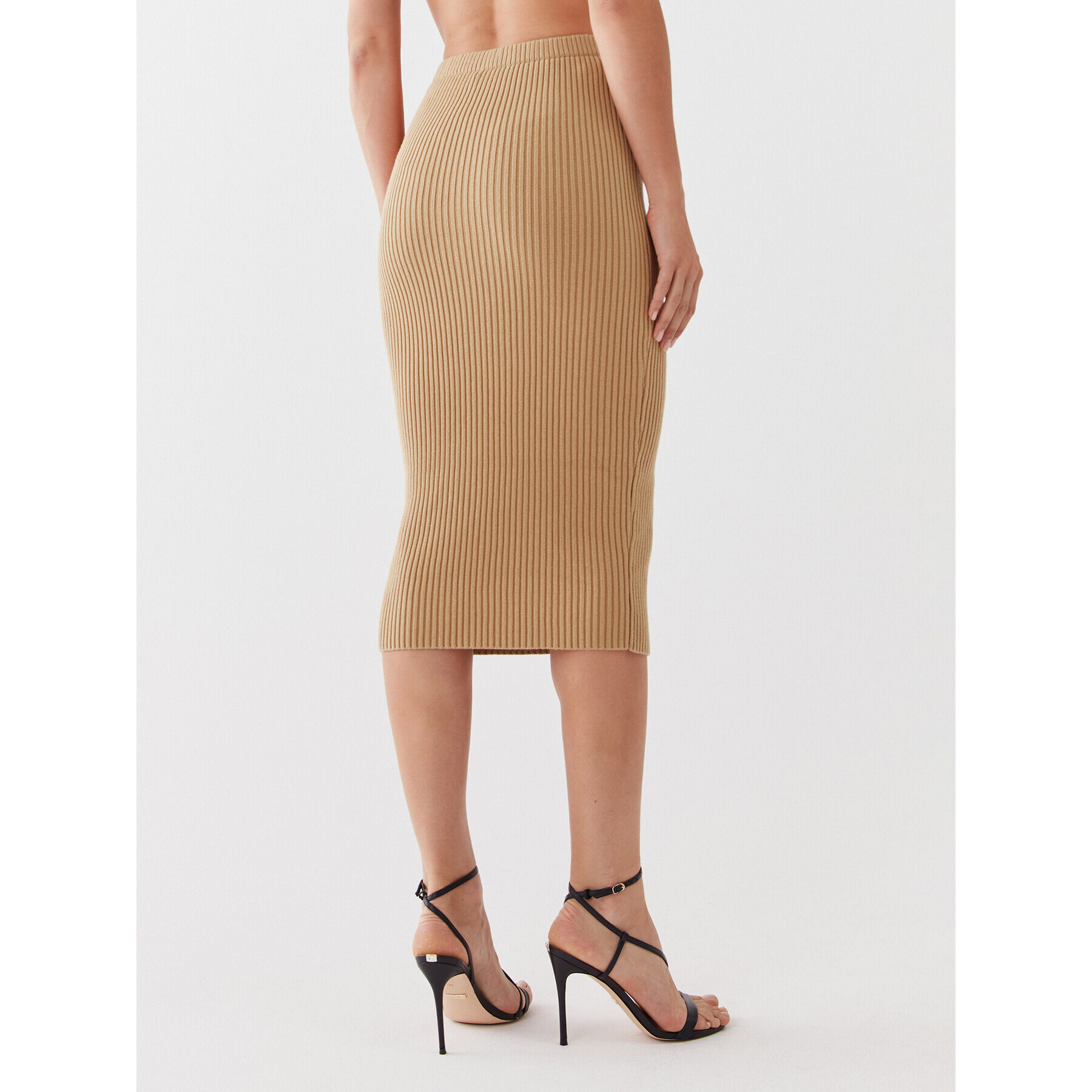 Glamorous Пола тип молив KA6961 Кафяв Slim Fit - Pepit.bg