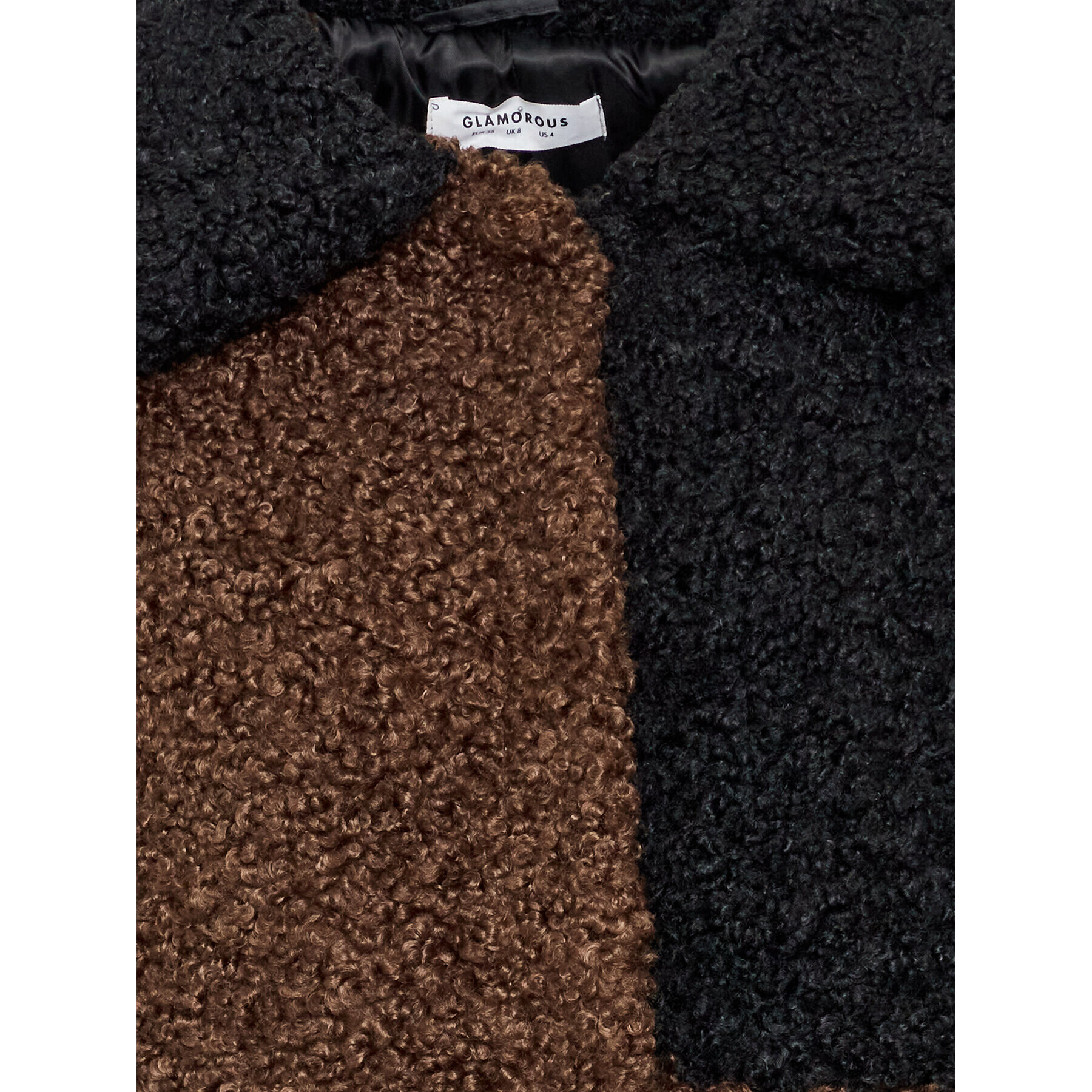 Glamorous Преходно палто AC3321 Черен Regular Fit - Pepit.bg