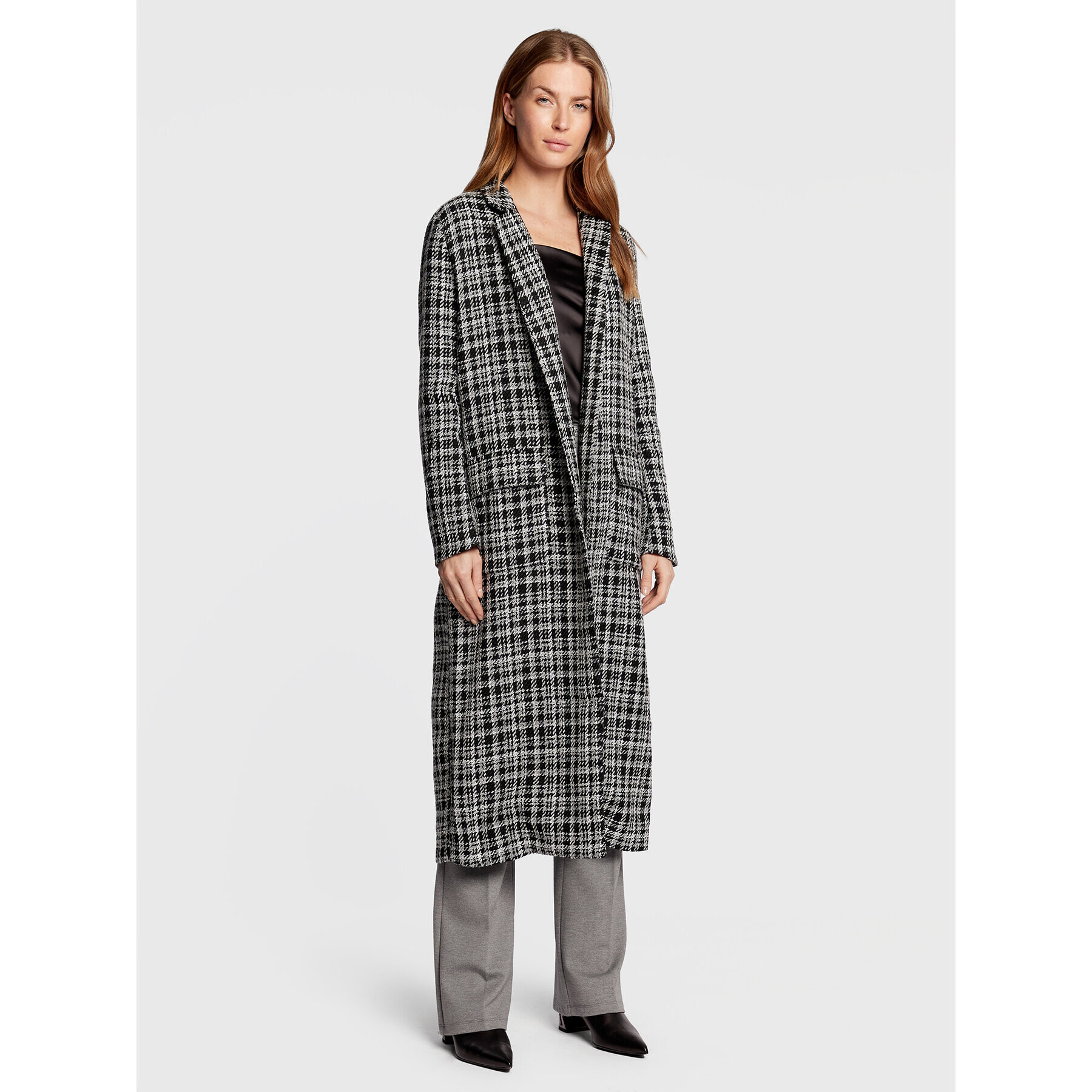 Glamorous Преходно палто HS0061 Сив Regular Fit - Pepit.bg