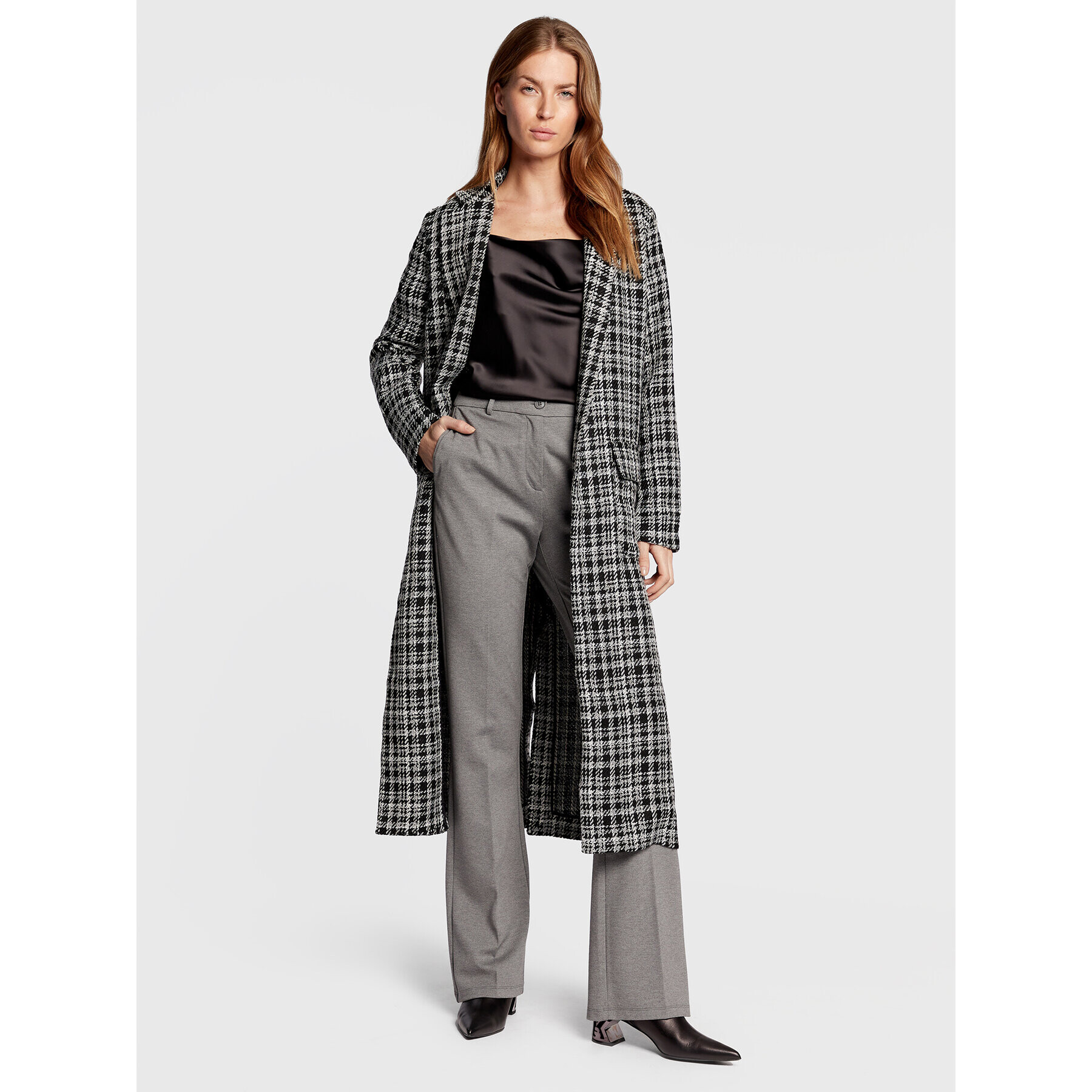 Glamorous Преходно палто HS0061 Сив Regular Fit - Pepit.bg