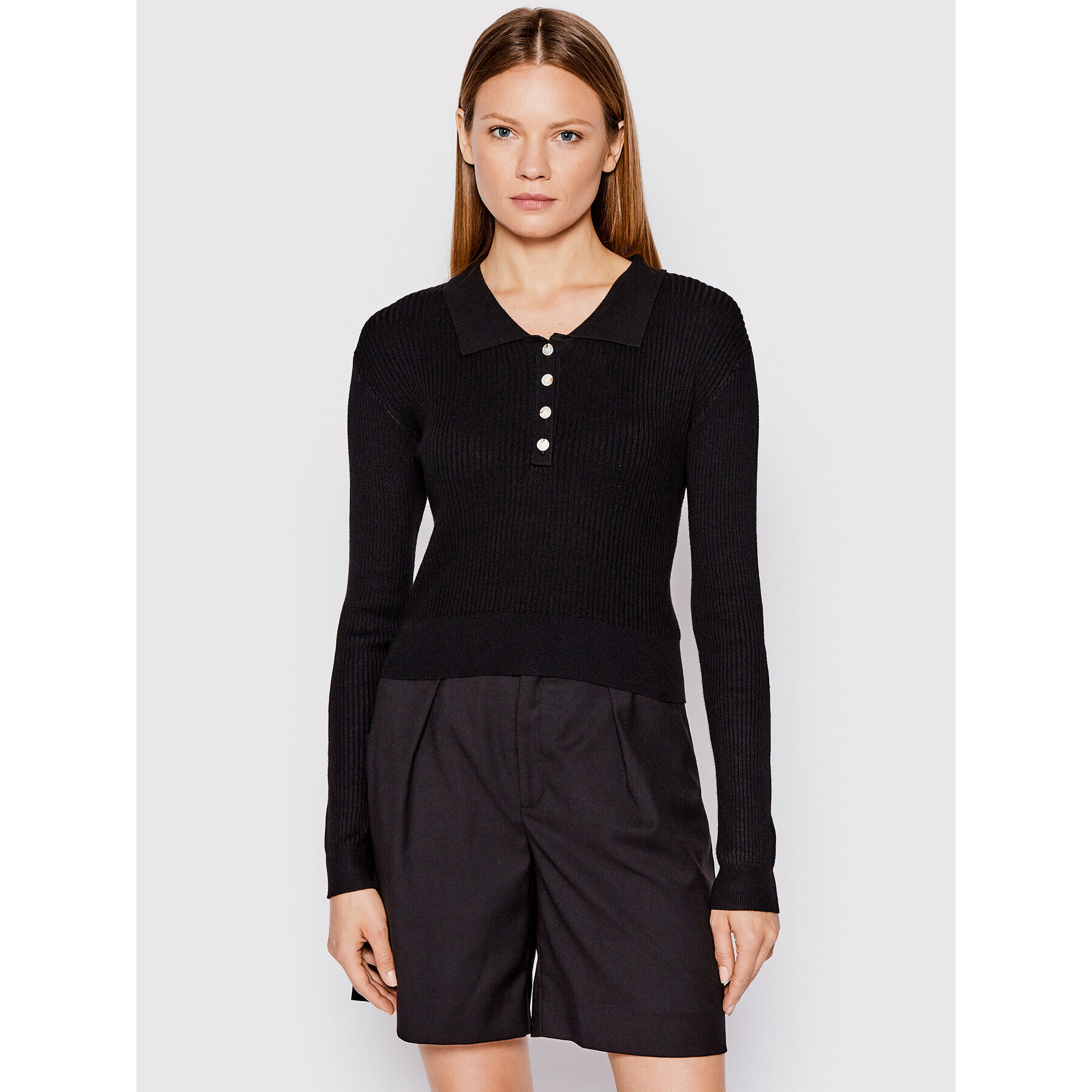 Glamorous Пуловер TM0553 Черен Slim Fit - Pepit.bg