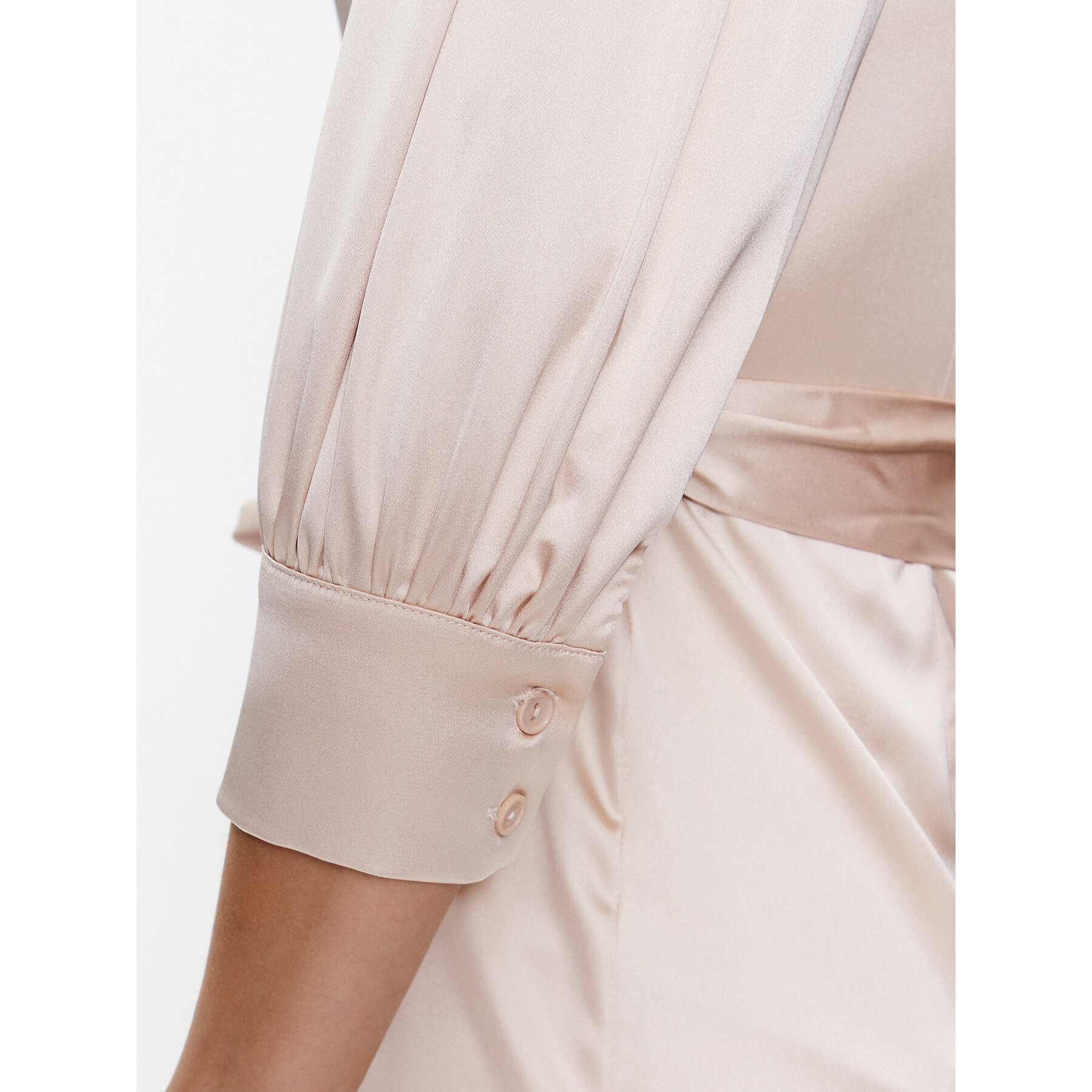 Glamorous Рокля тип риза GS0470 Бежов Regular Fit - Pepit.bg