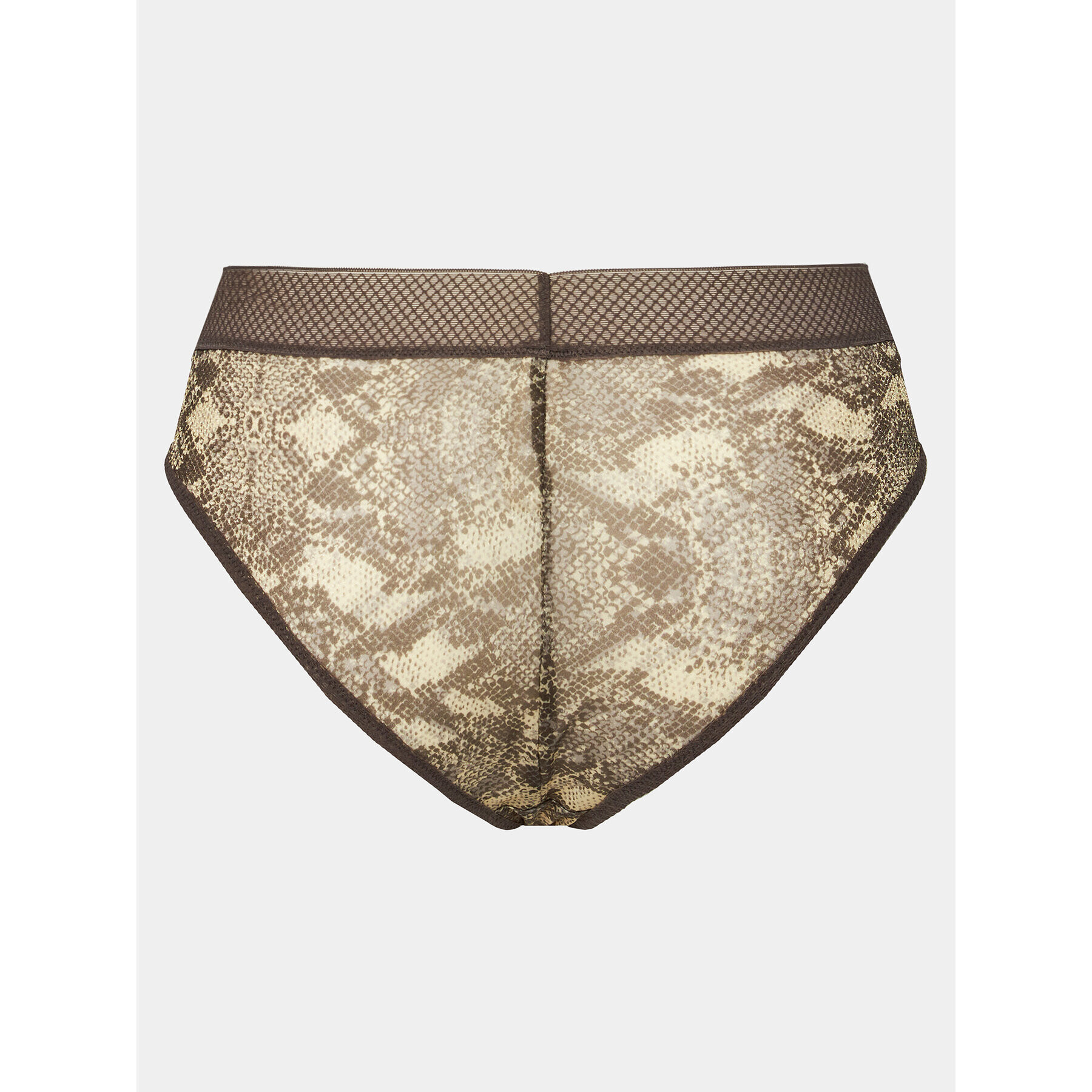 Gossard Дамски бикини тип бразилиана Glossies Snake 13014 Сив - Pepit.bg
