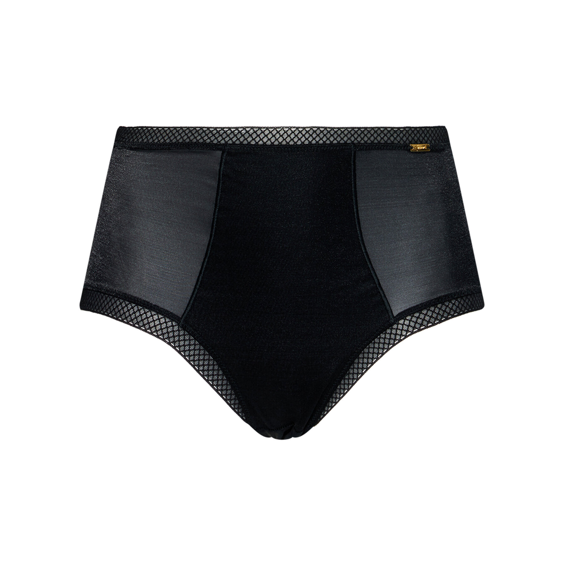 Gossard Класически бикини с висока талия Glossies 6272 Черен - Pepit.bg