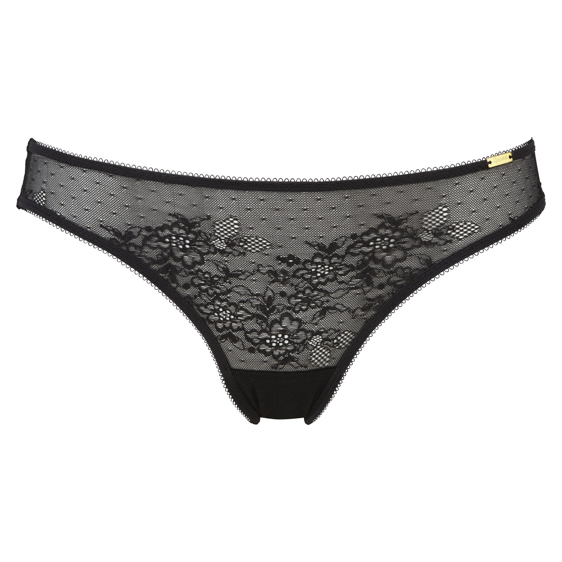 Gossard Класически дамски бикини Glossies 13003 Черен - Pepit.bg