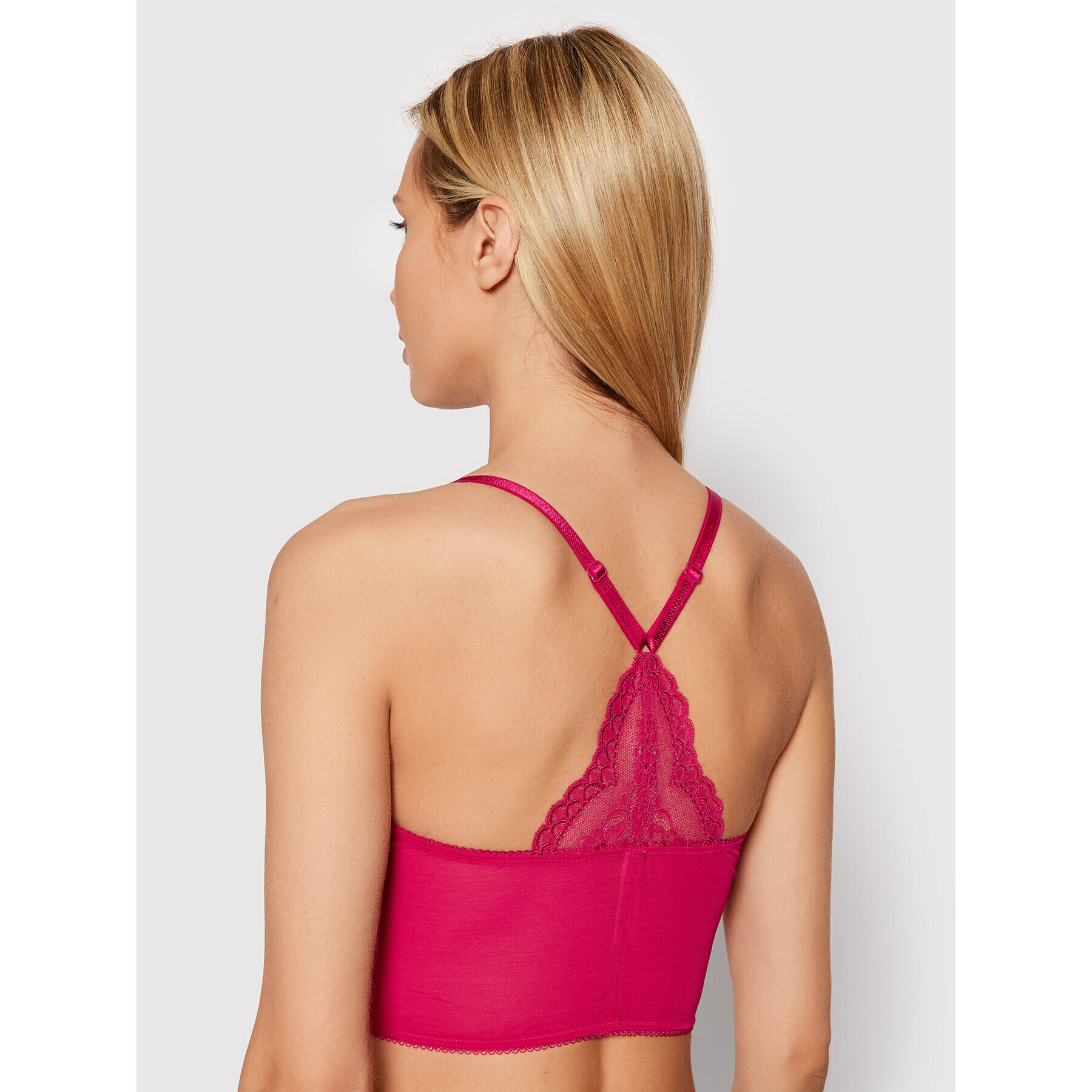 Gossard Сутиен бралет Superboost Deep V 7718 Розов - Pepit.bg