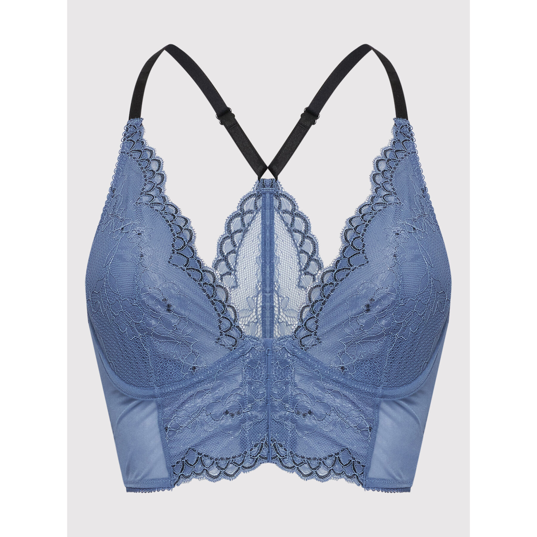 Gossard Сутиен бралет Superboost Deep V 7718 Син - Pepit.bg